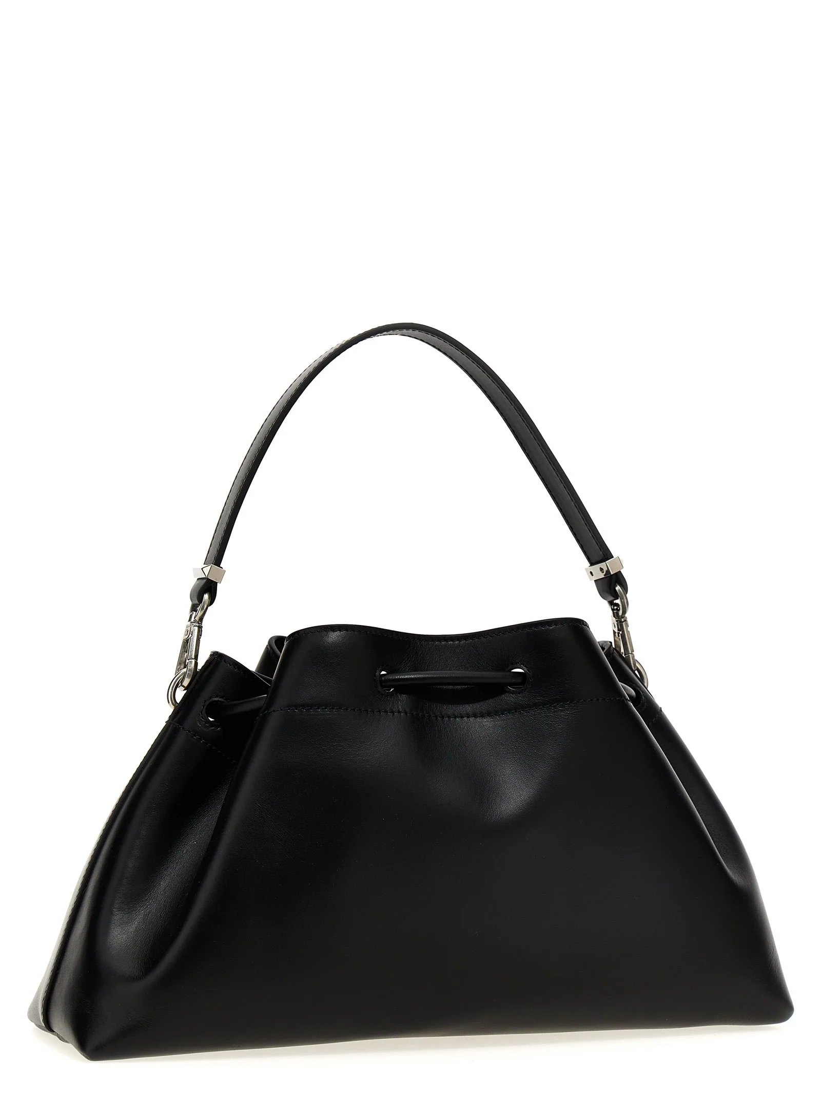 JIMMY CHOO Cinch M Shoulder Bag - Black - Image 3