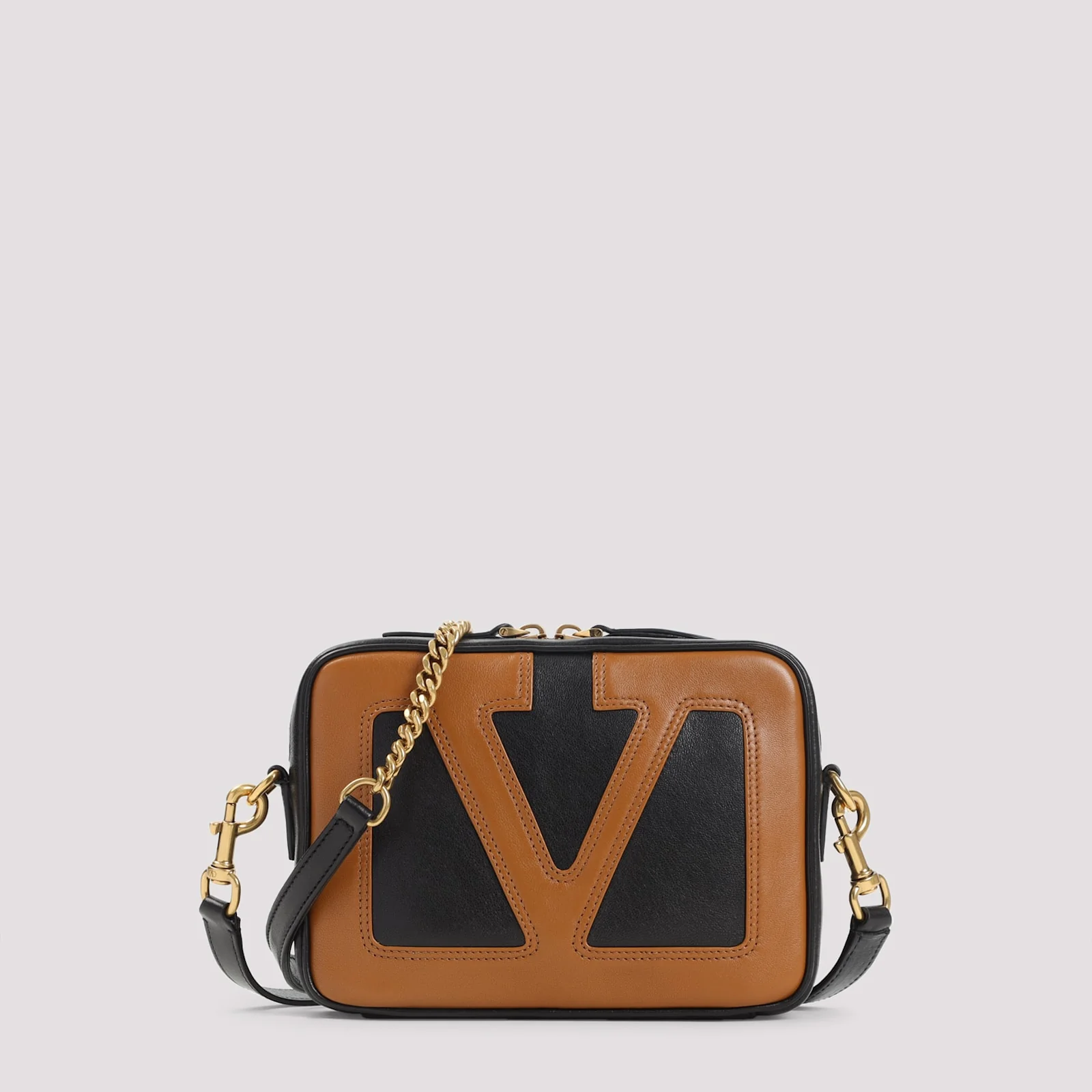 Valentino Garavani Viva Superstar Camera Case Shoulder Bag - Rfa Nero Spice