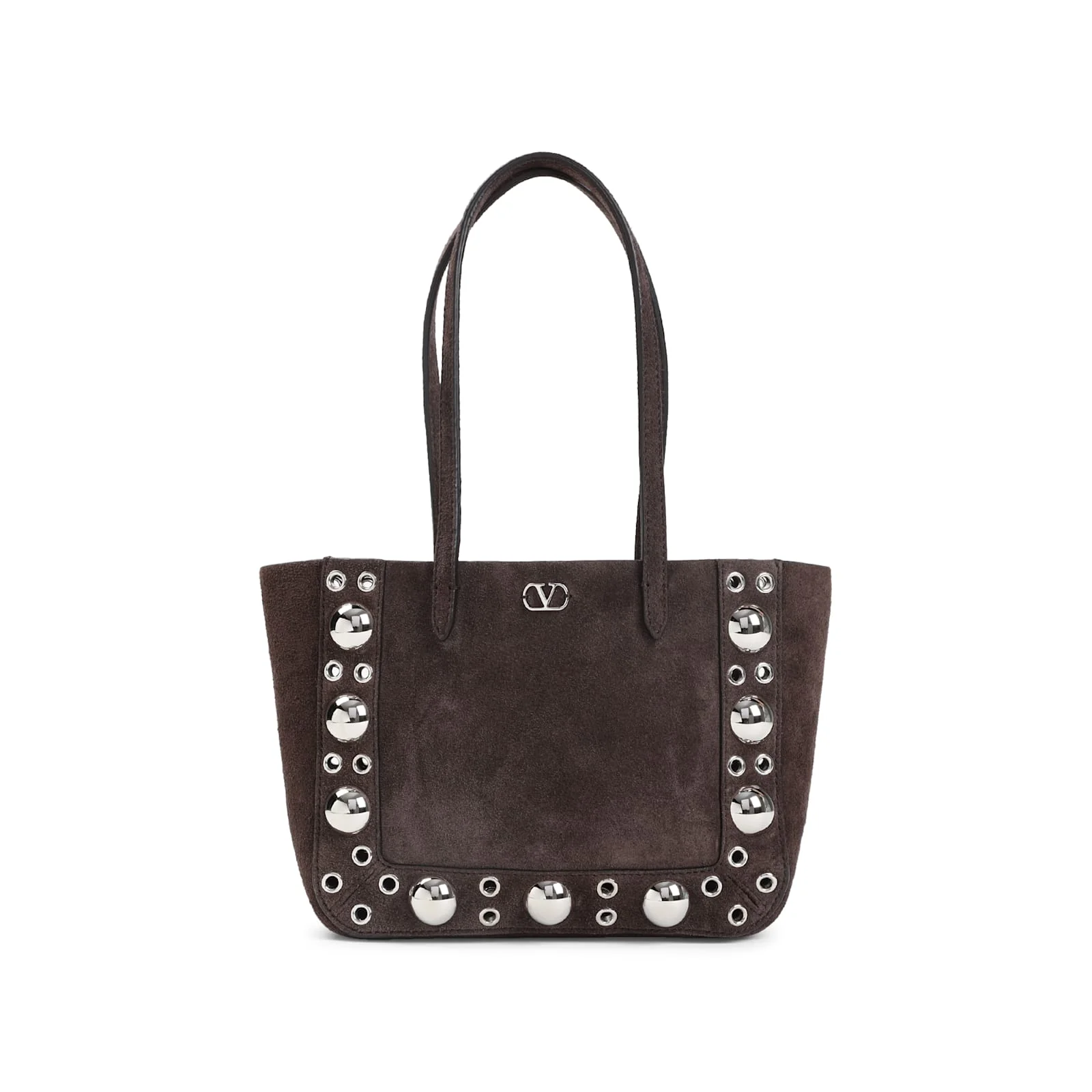 Valentino Garavani Nellcote Mini Tote Bag - Testa di Moro - Image 2