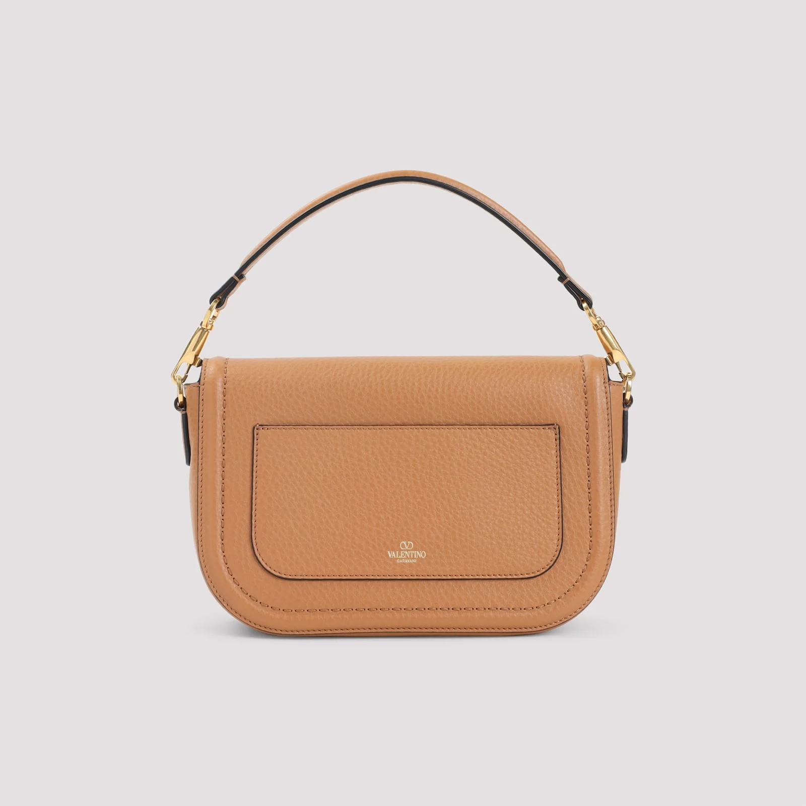 Valentino Garavani Alltime Shoulder Bag - Almond Beige Multicolor - Image 4