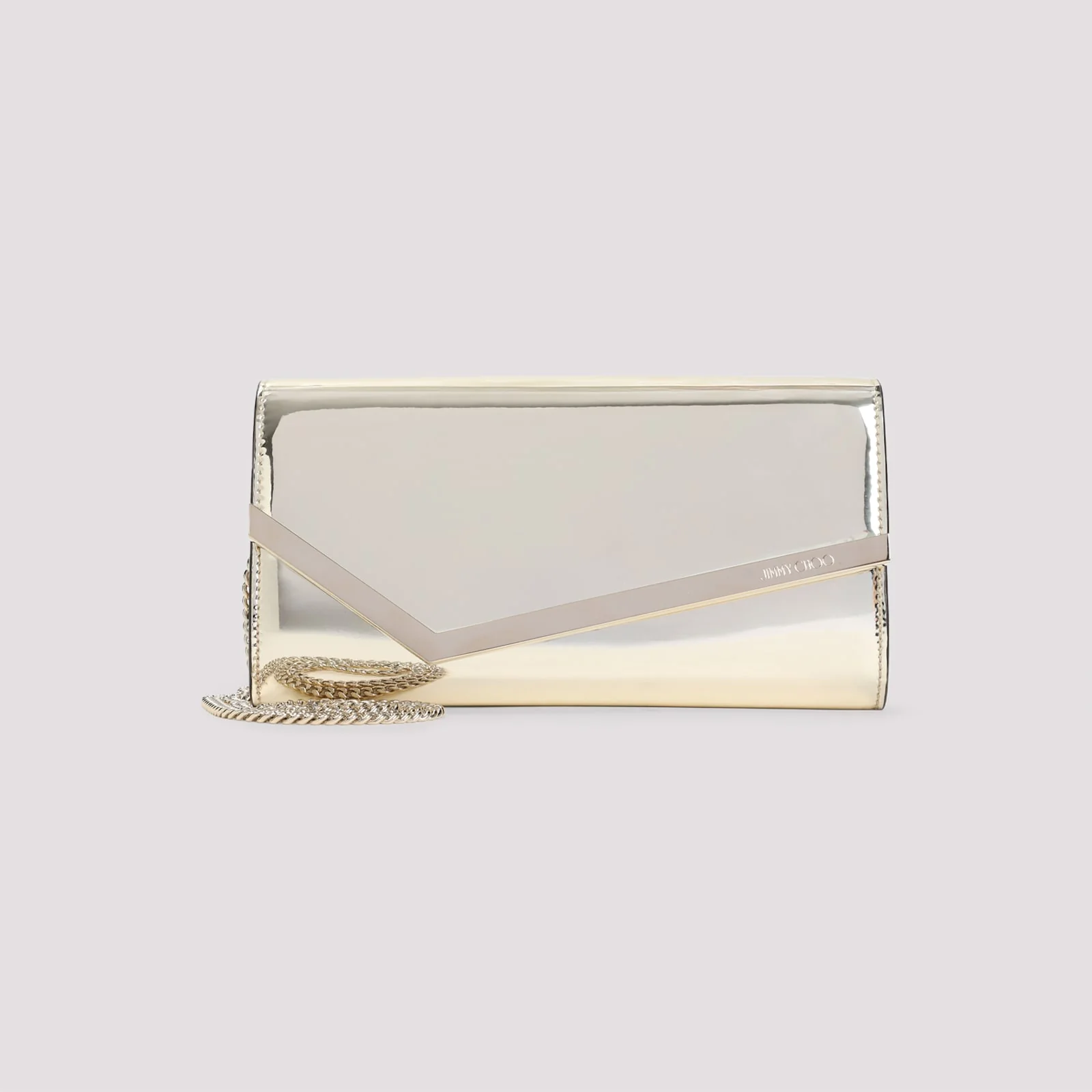 JIMMY CHOO Emmie.mif Bag - Gold - Image 3