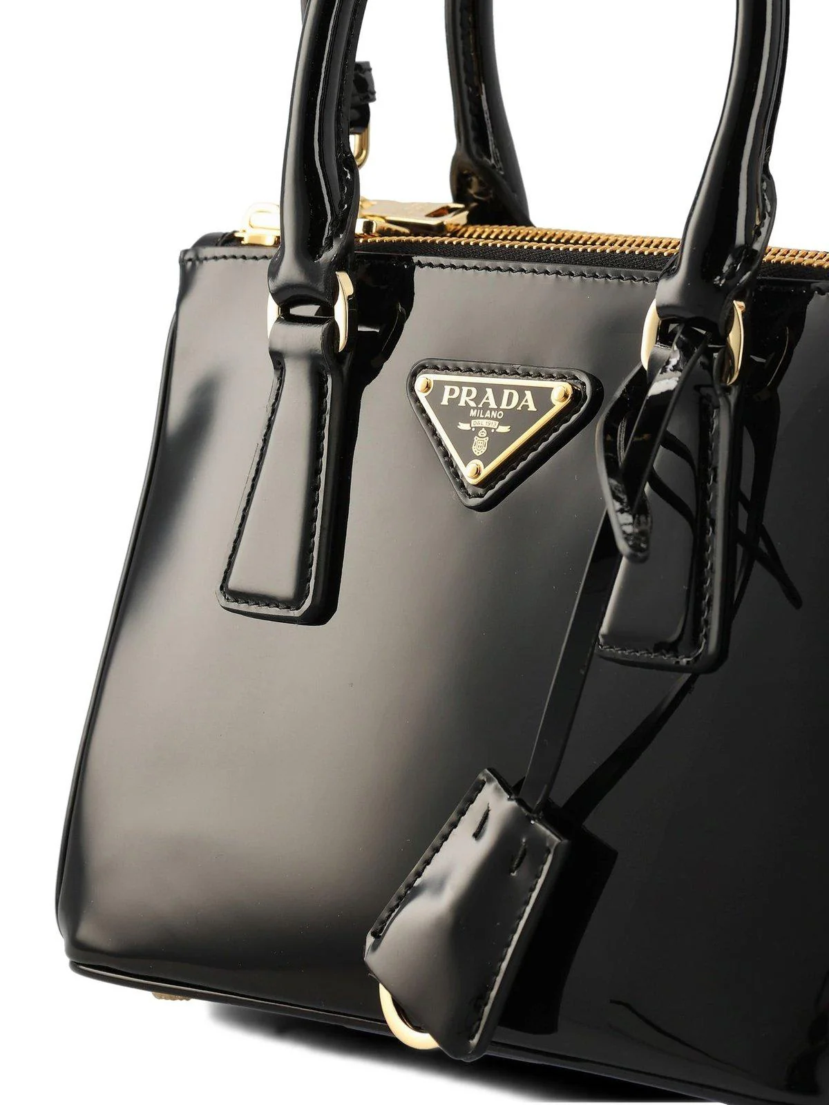 Prada Logo Plaque Top Handle Bag - Kj Nero R - Image 4