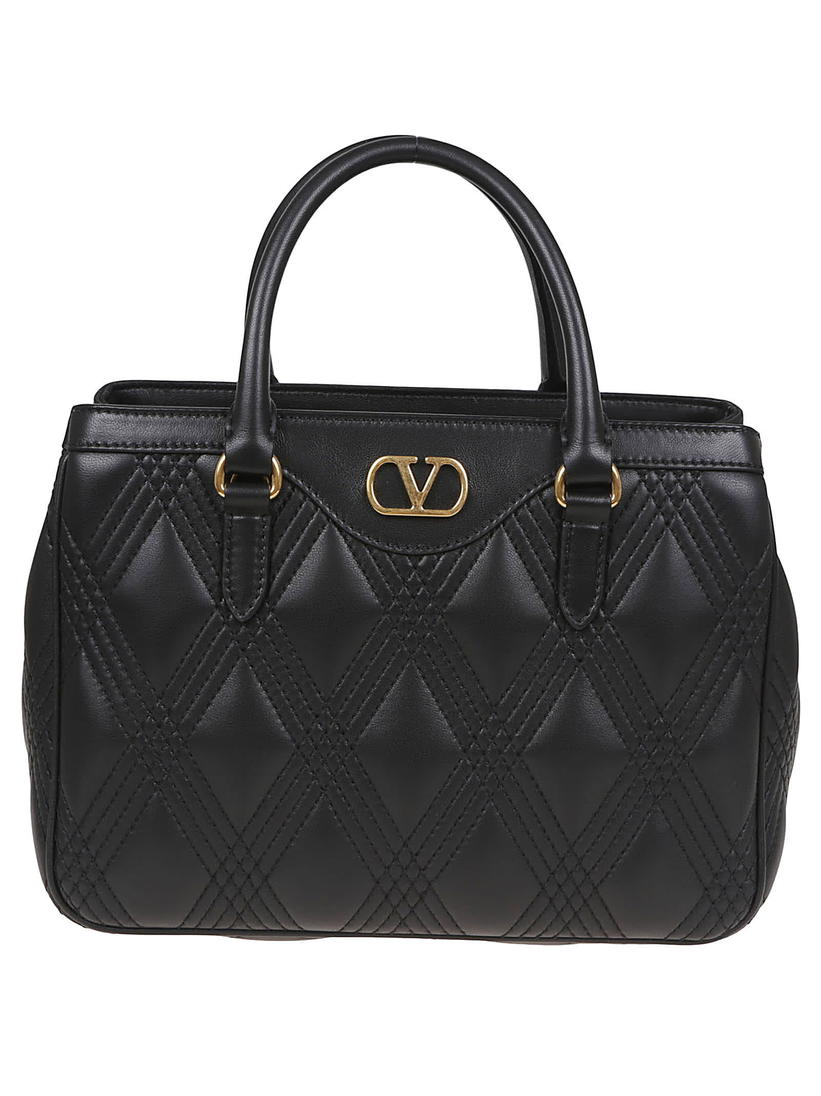 Valentino Garavani Double Handle Bag Quiltie 67 - No Nero
