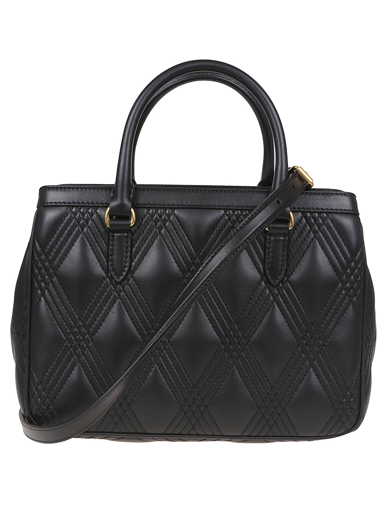 Valentino Garavani Double Handle Bag Quiltie 67 - No Nero - Image 2