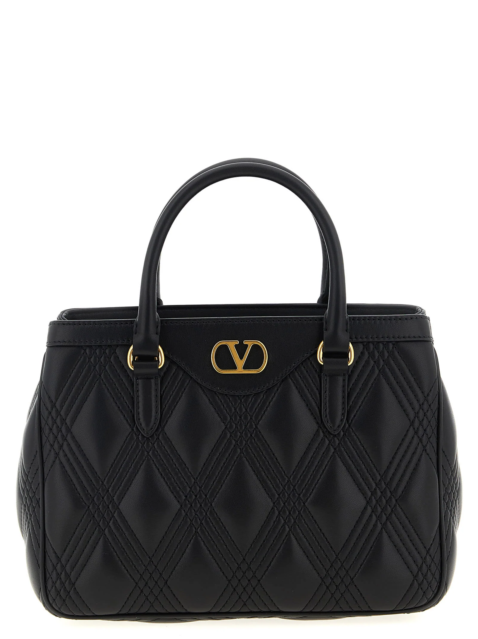 Valentino Garavani Quiltie 67 Handbag - Black