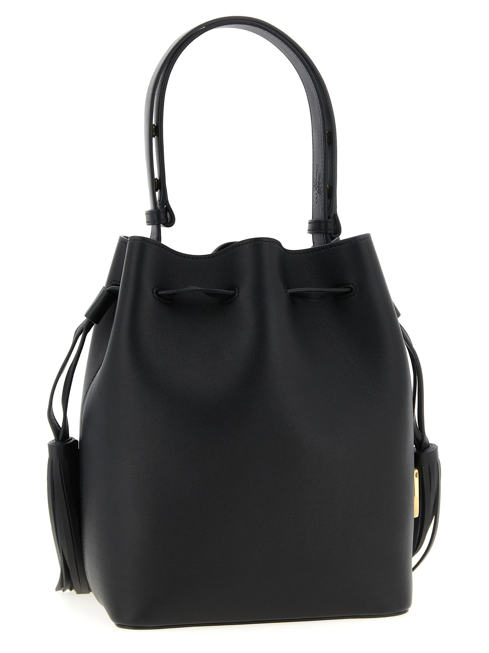 Valentino Garavani Vlogo Signature Shoulder Bag - Black - Image 2