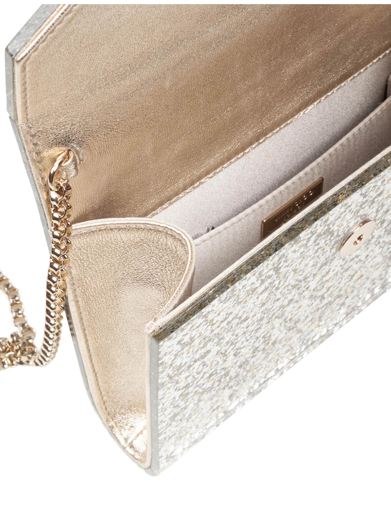 JIMMY CHOO Candy Clutch Bag - Champagne - Image 4
