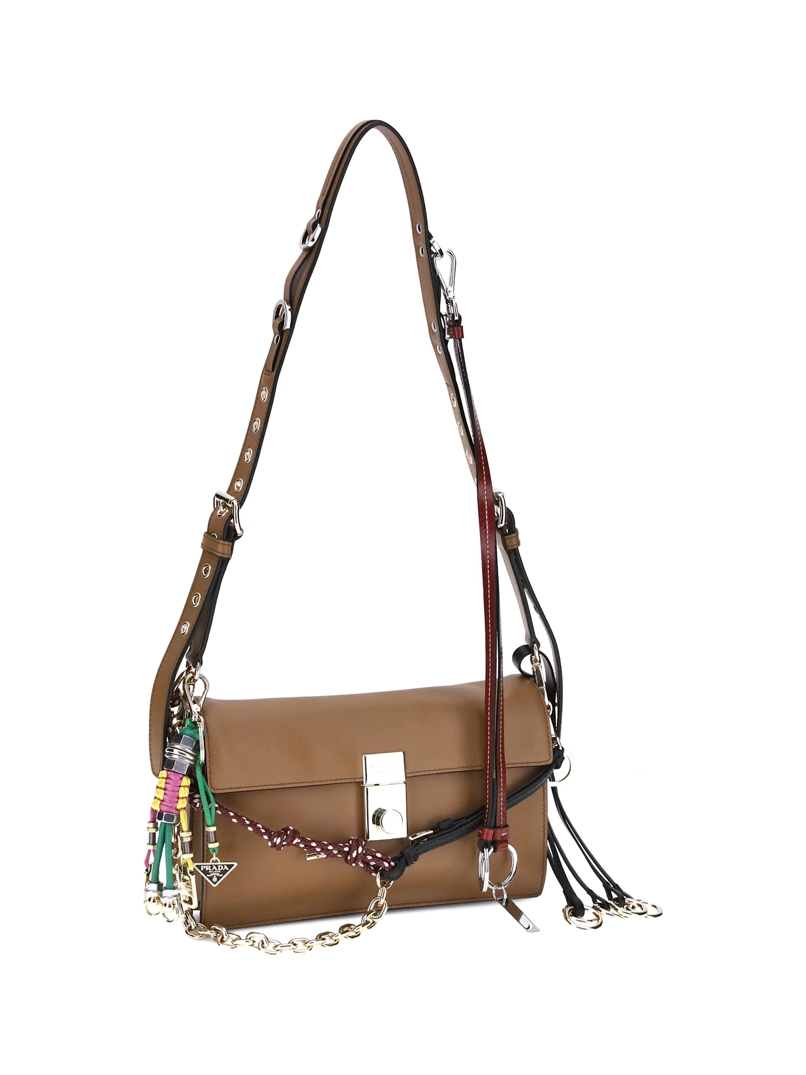 Prada Soft Sound Small Shoulder Bag - Caramel N - Image 2