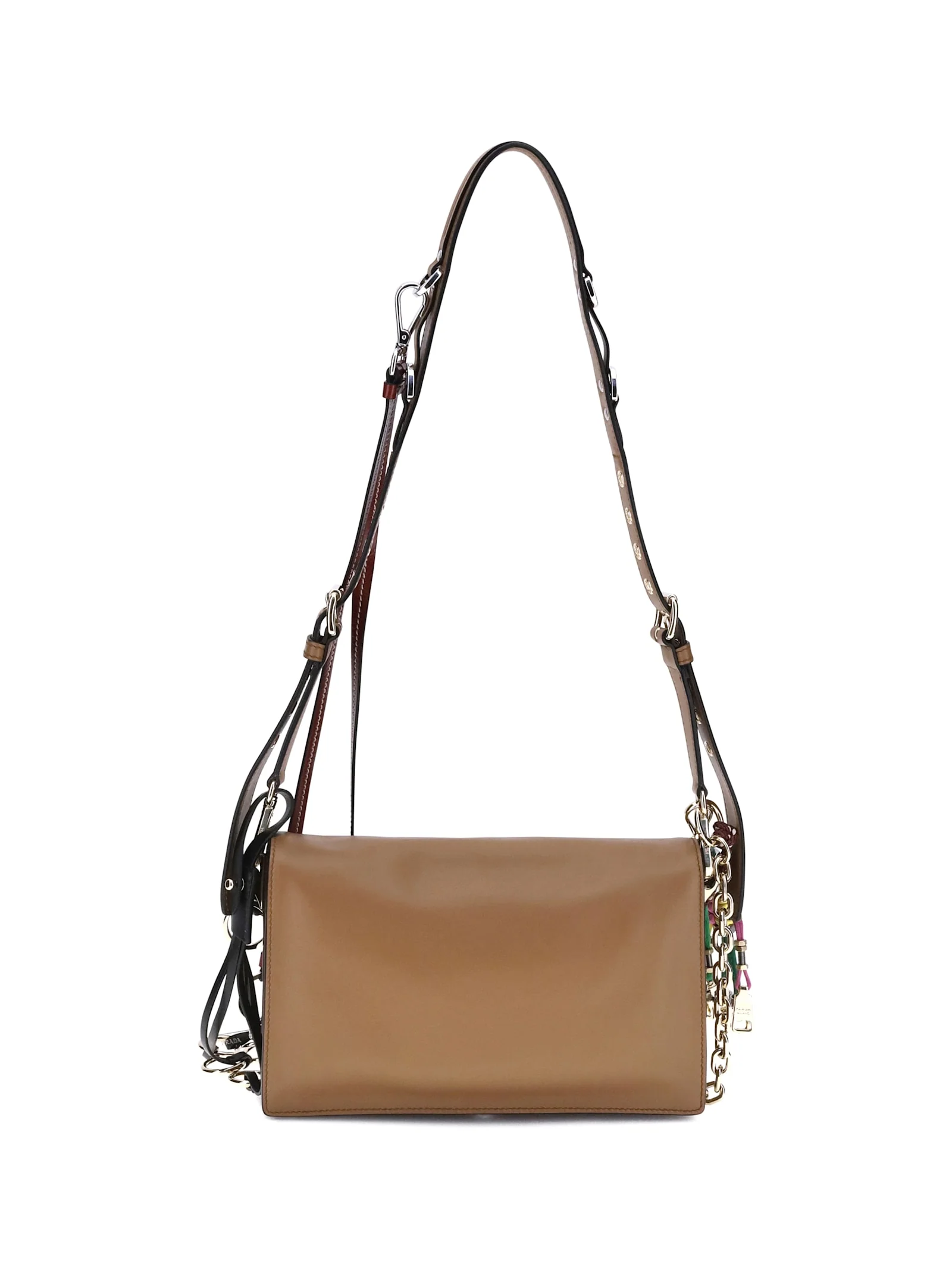 Prada Soft Sound Small Shoulder Bag - Caramel N - Image 3