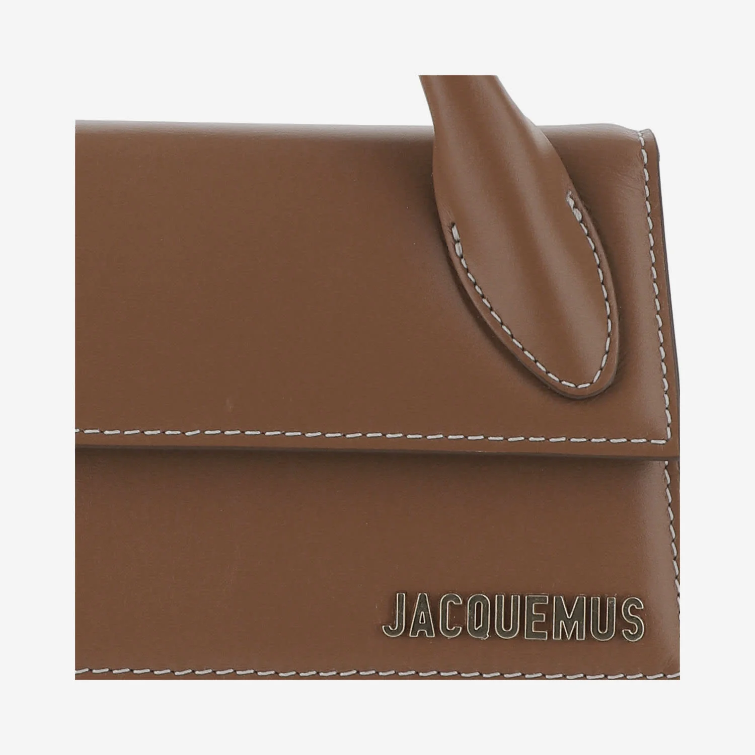 Jacquemus Le Chiquito Long Bag - Leather Brown - Image 5