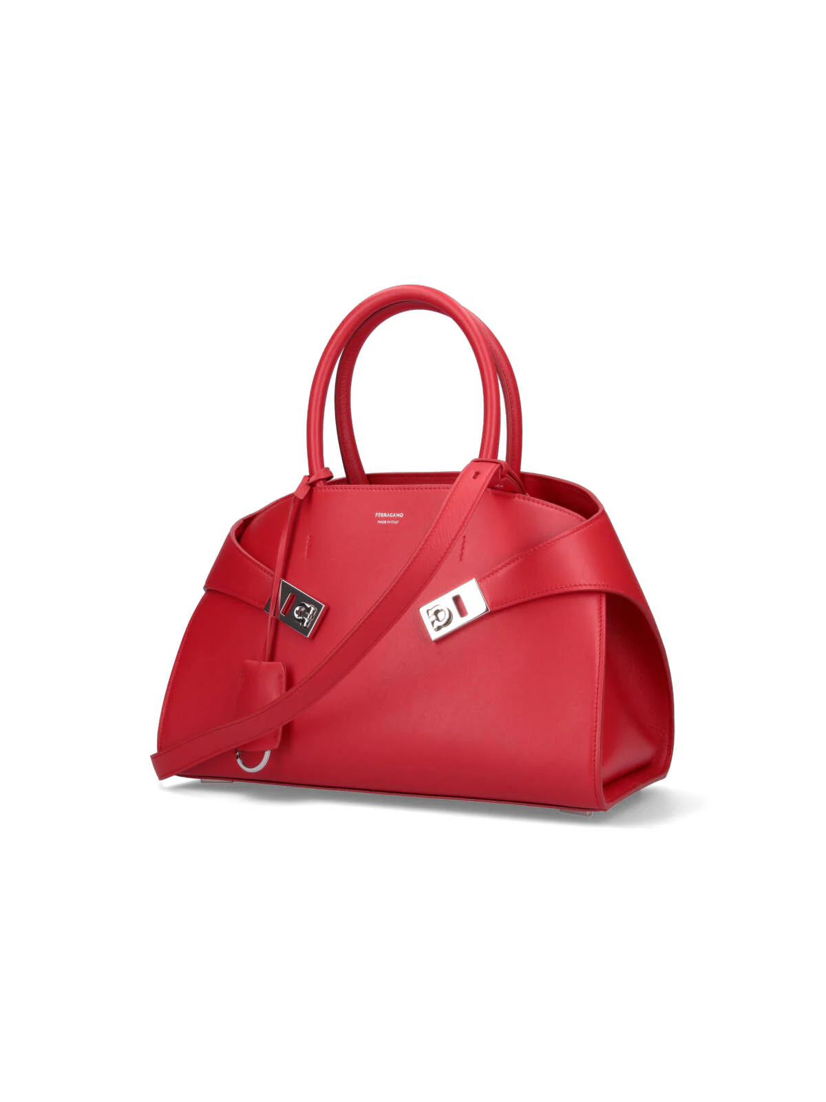 Ferragamo Hug M Handbag - Red - Image 2