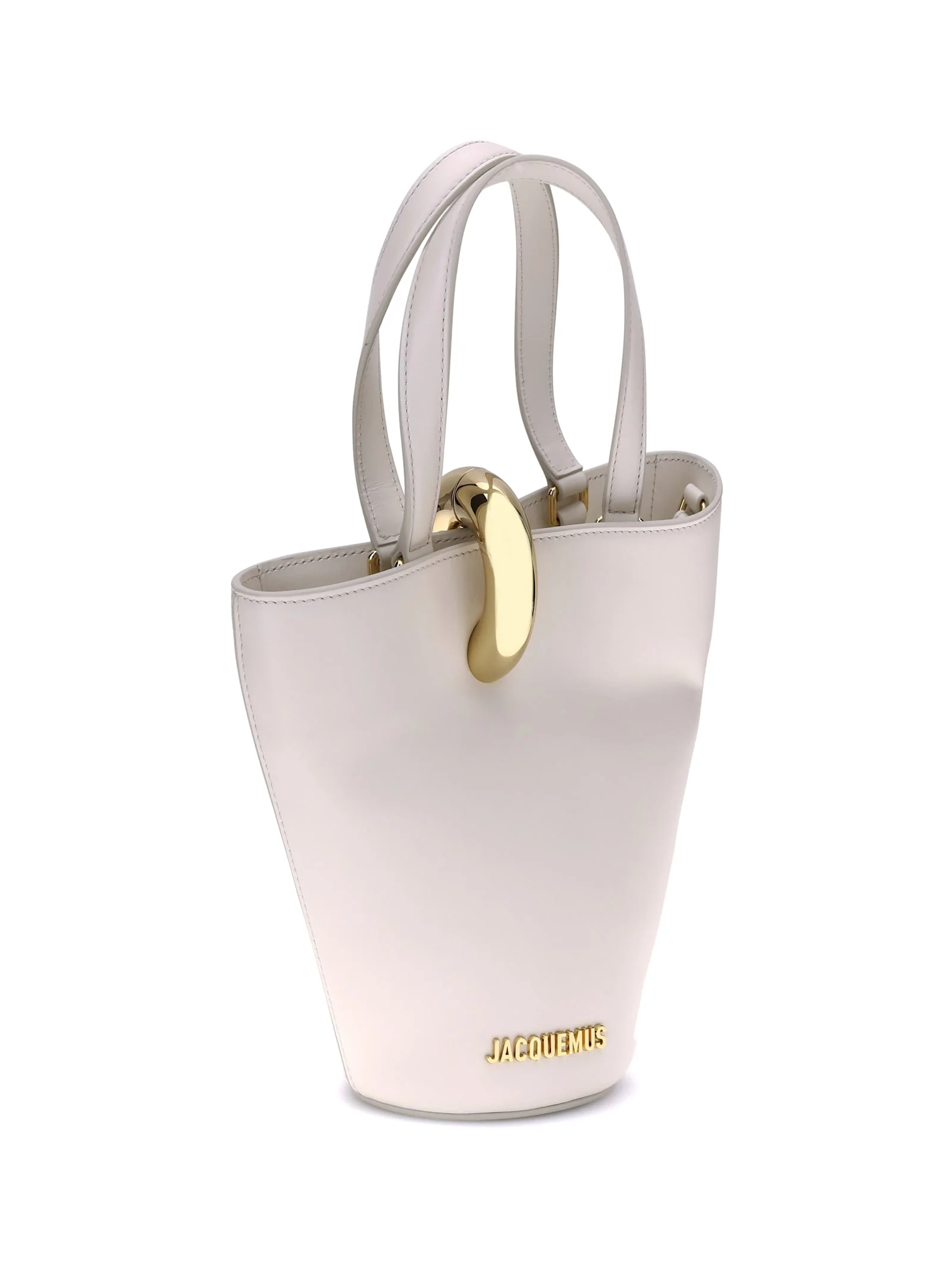 Jacquemus La Bambola Small Bucket Bag - Neutrals - Image 2