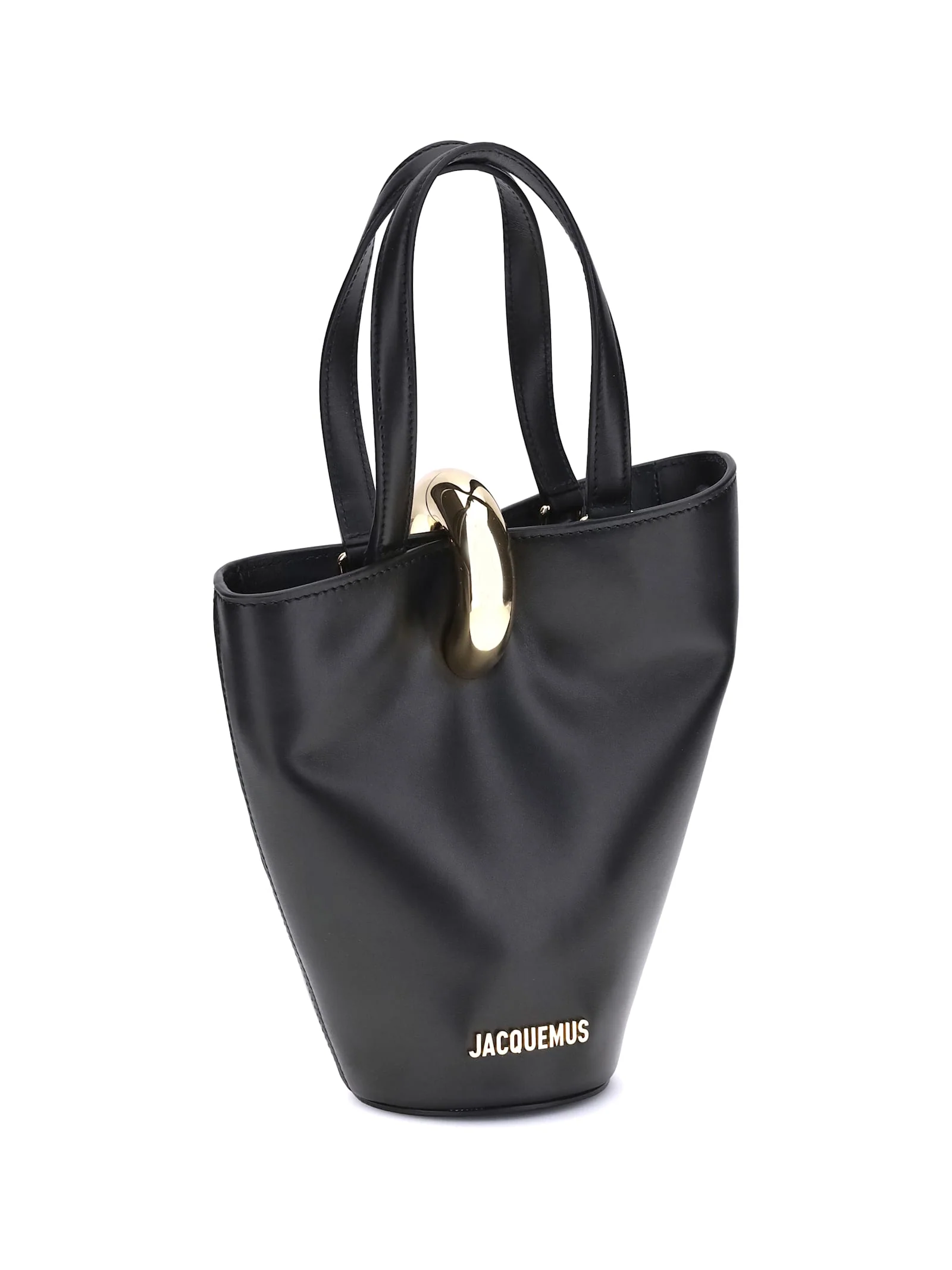 Jacquemus La Bambola Small Bucket Bag - Black - Image 2