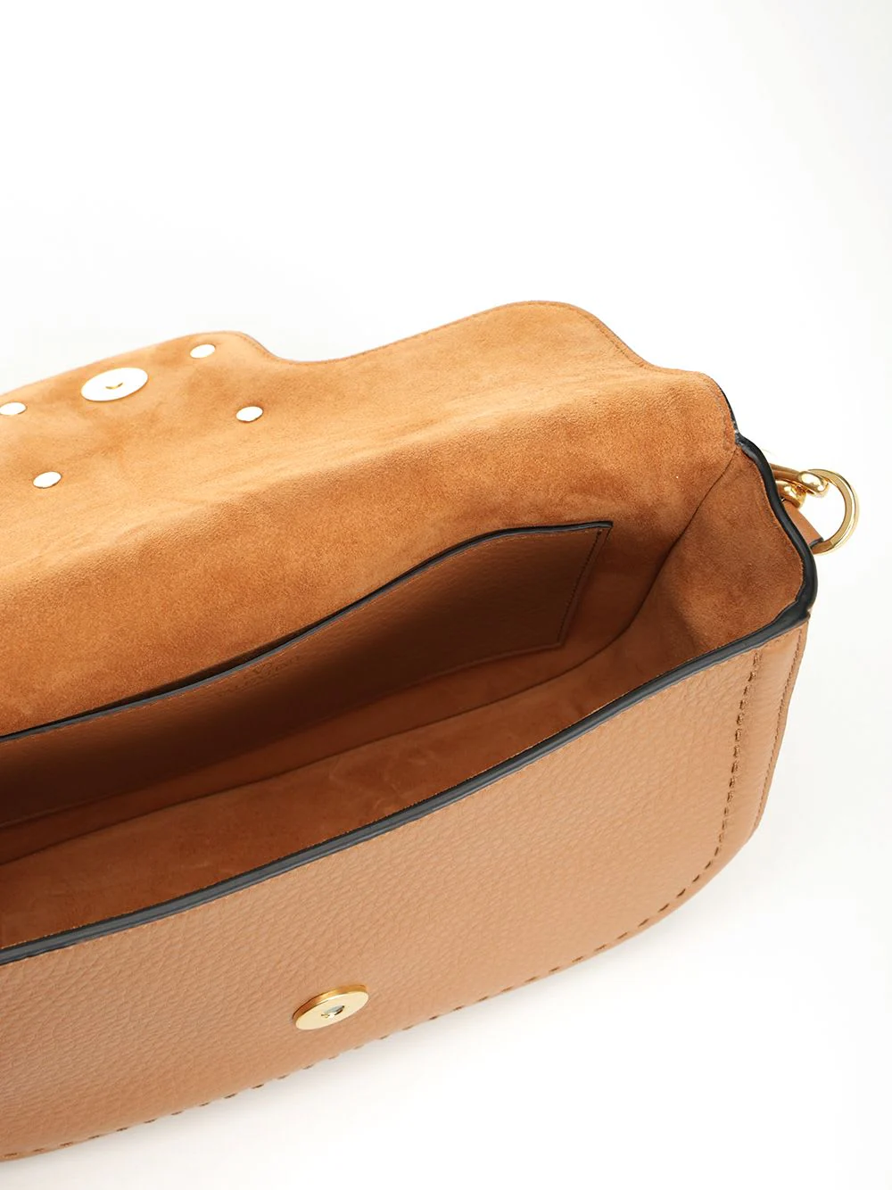 Valentino Garavani Alltime Shoulder Bag - Almond Beige/Multicolor - Image 4