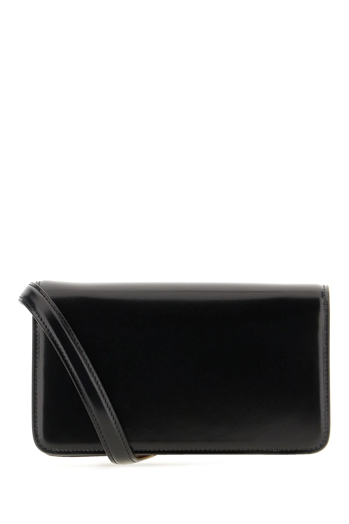 Valentino Garavani Leather Clutch - Black - Image 3