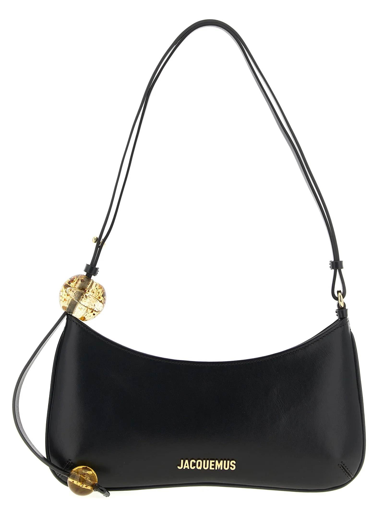 Jacquemus Le Bisou Perle Shoulder Bag - Black