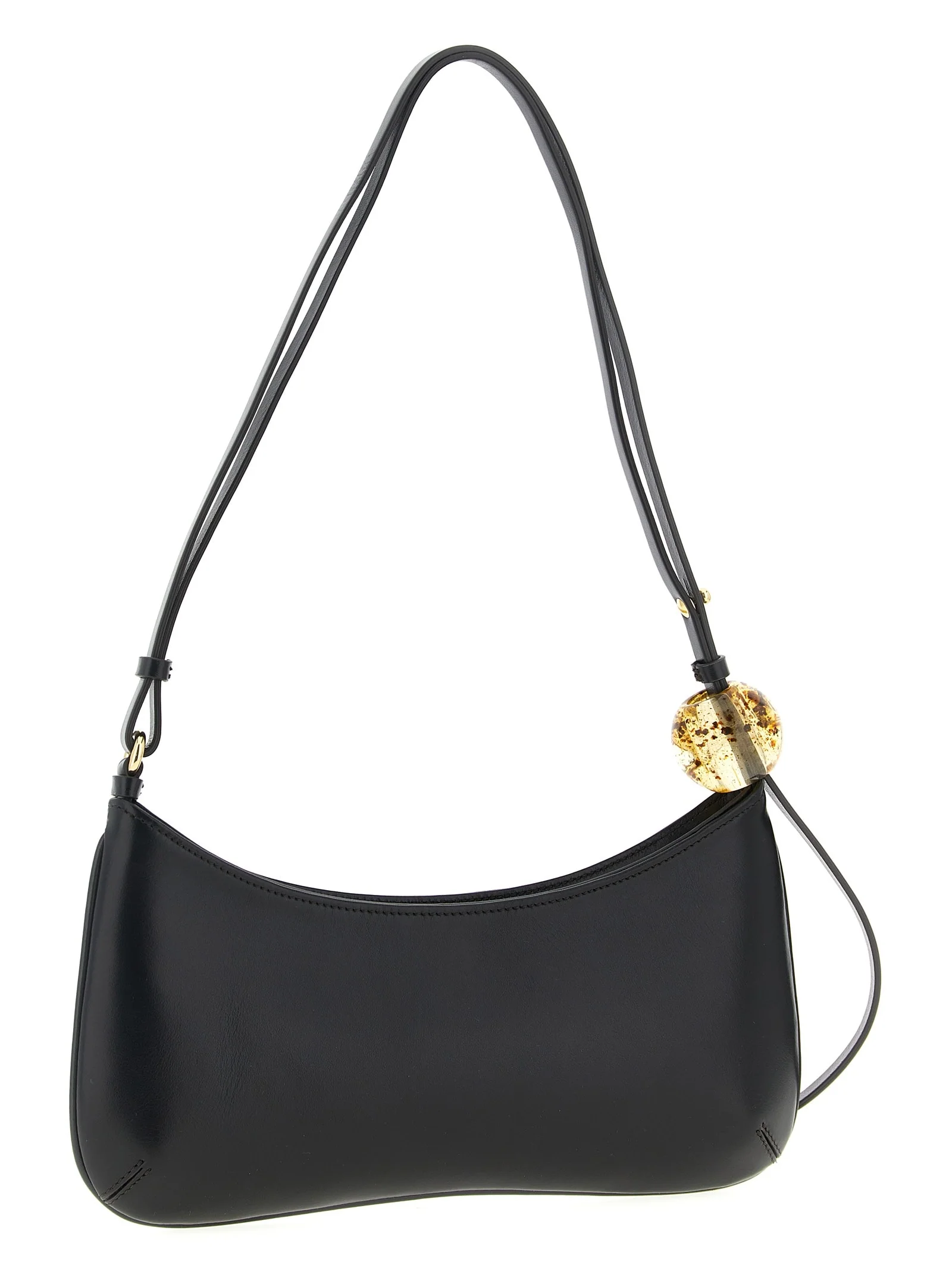 Jacquemus Le Bisou Perle Shoulder Bag - Black - Image 2