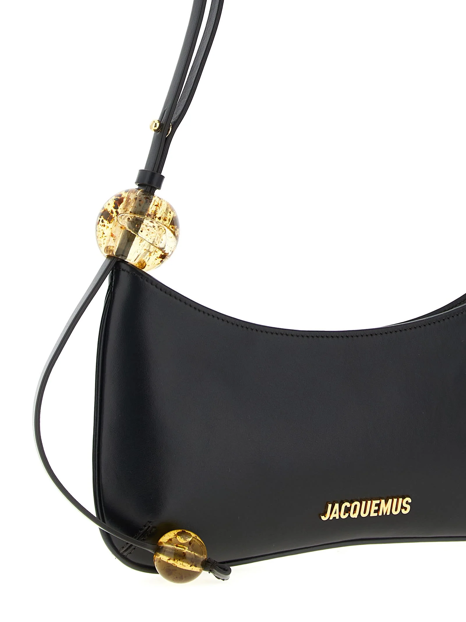 Jacquemus Le Bisou Perle Shoulder Bag - Black - Image 3
