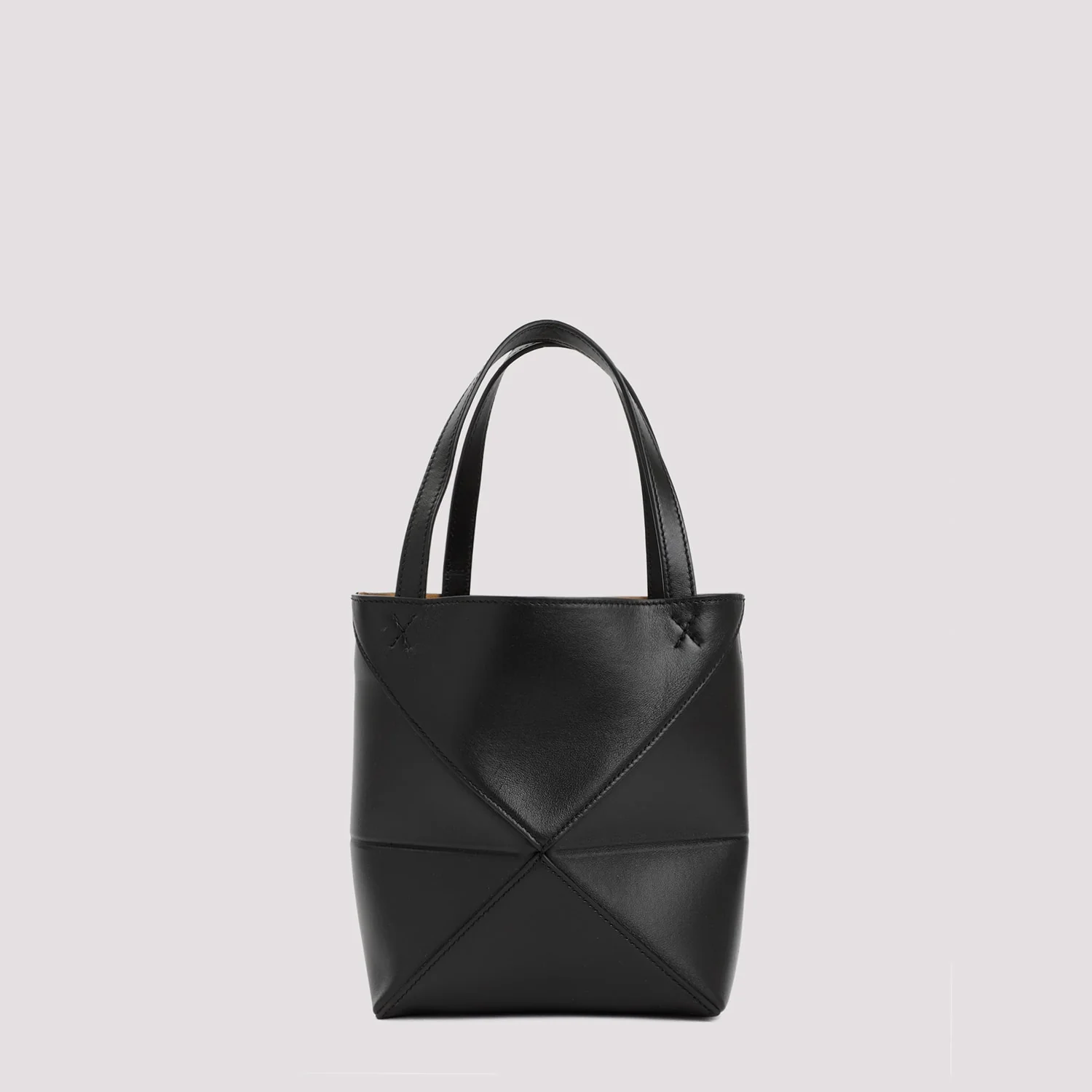 LOEWE Puzzle Fold Tote Mini Tote - Black - Image 4