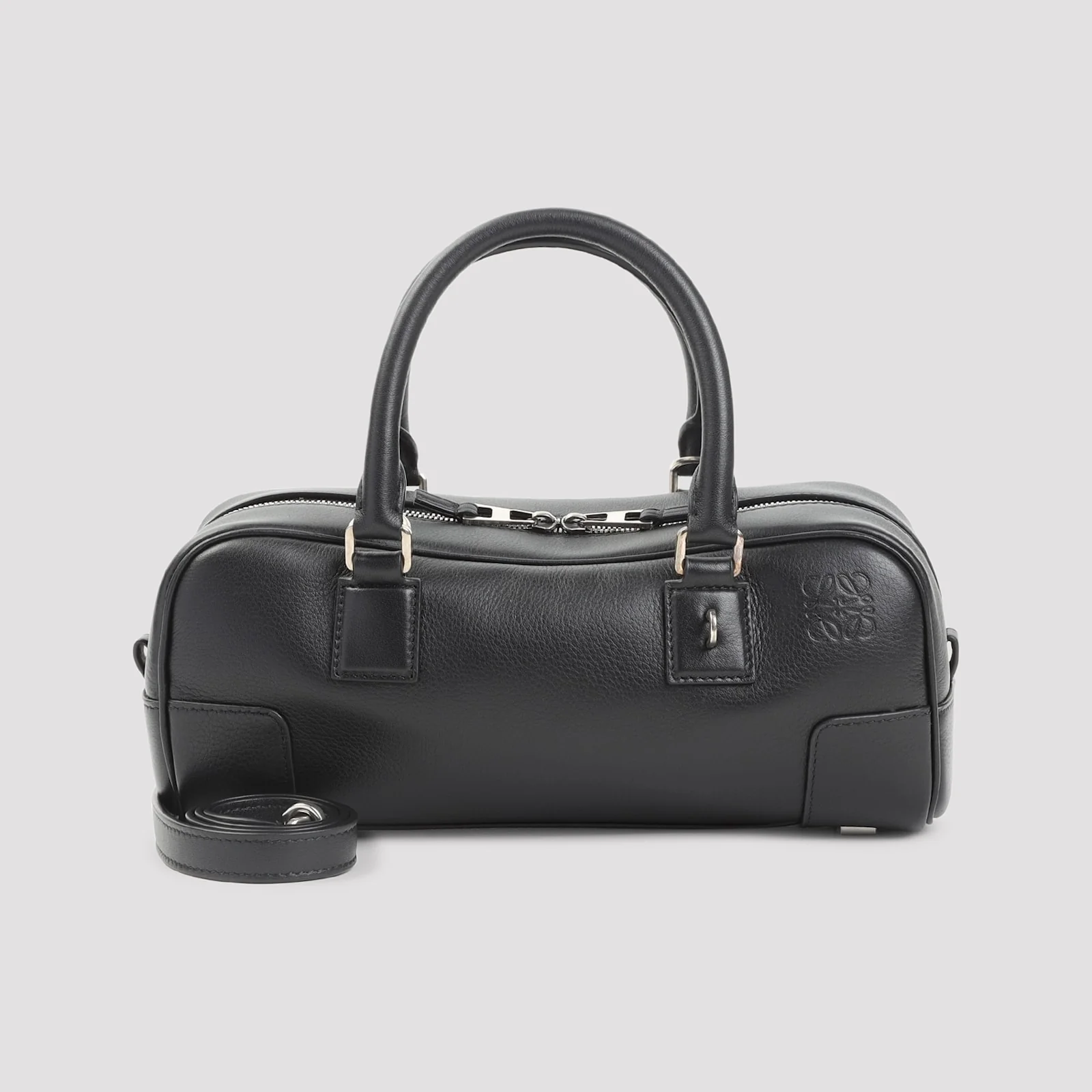 LOEWE Amazona 23 Cropped Bag Shoulder Bag - Black - Image 3