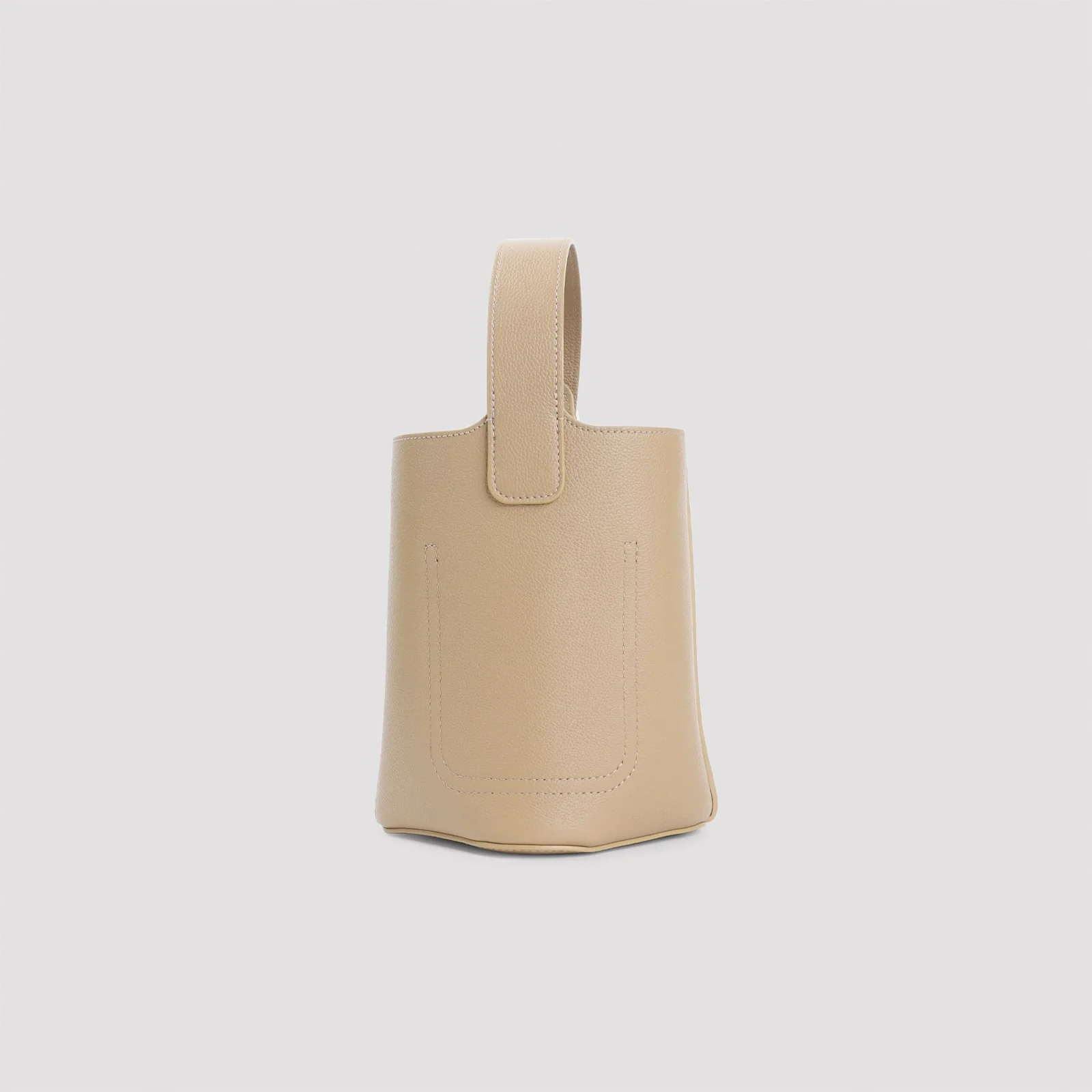 LOEWE Pebble Bucket Mini Bag - Latte - Image 4