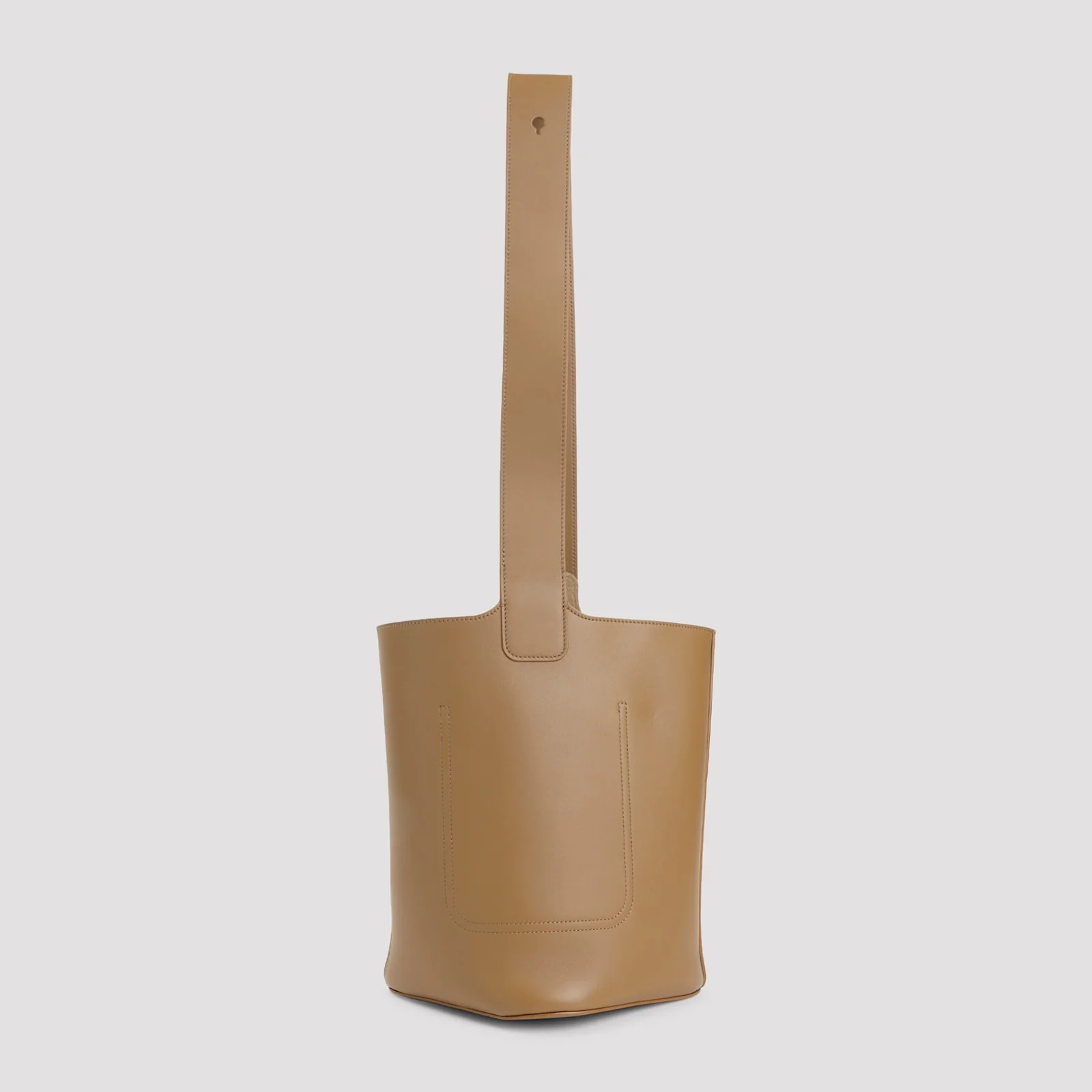 LOEWE Pebble Bucket Medium Shoulder Bag - Oak - Image 4