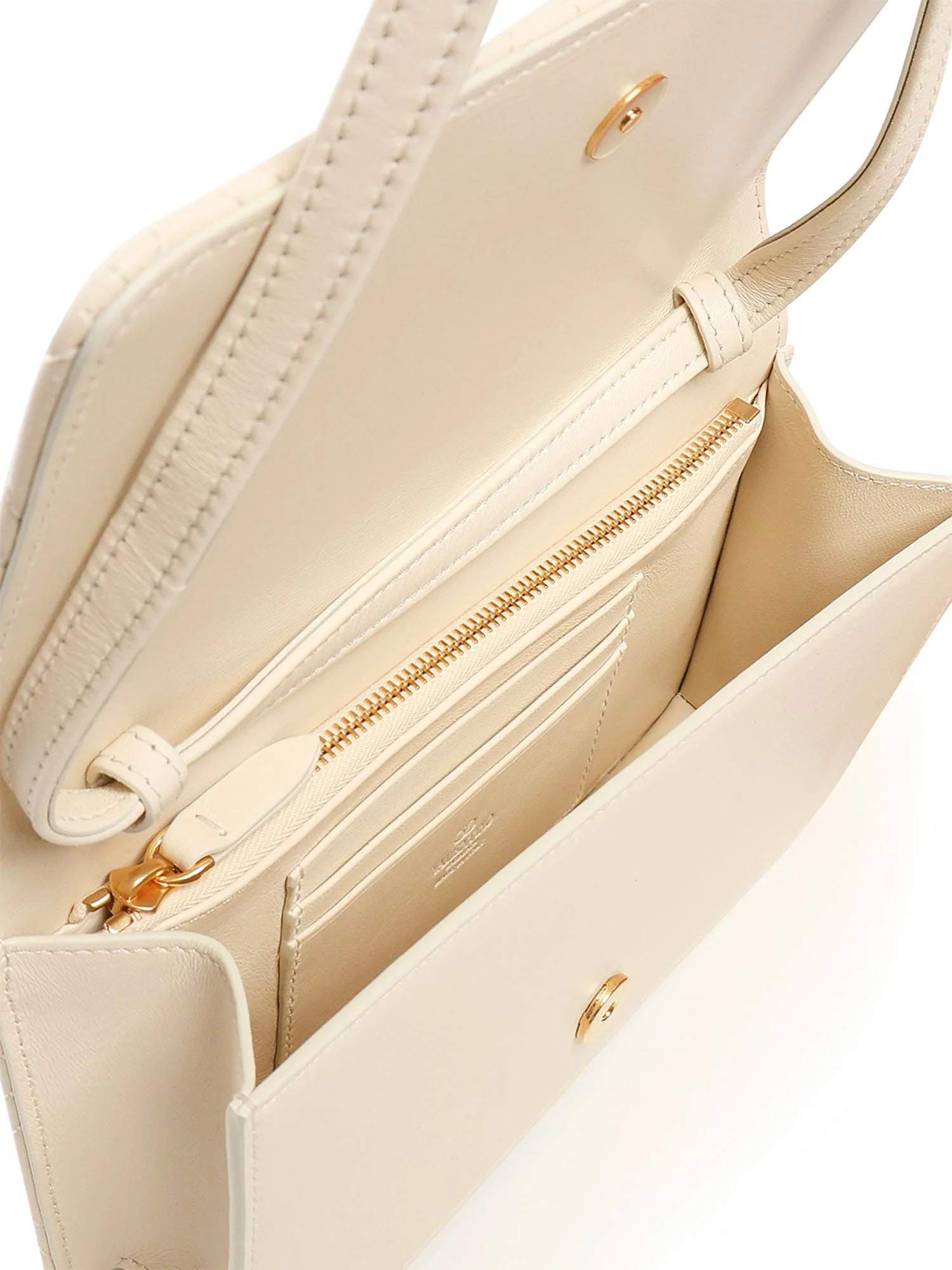 Valentino Garavani Quiltie 67 Mini Shoulder Bag - Butter White - Image 4
