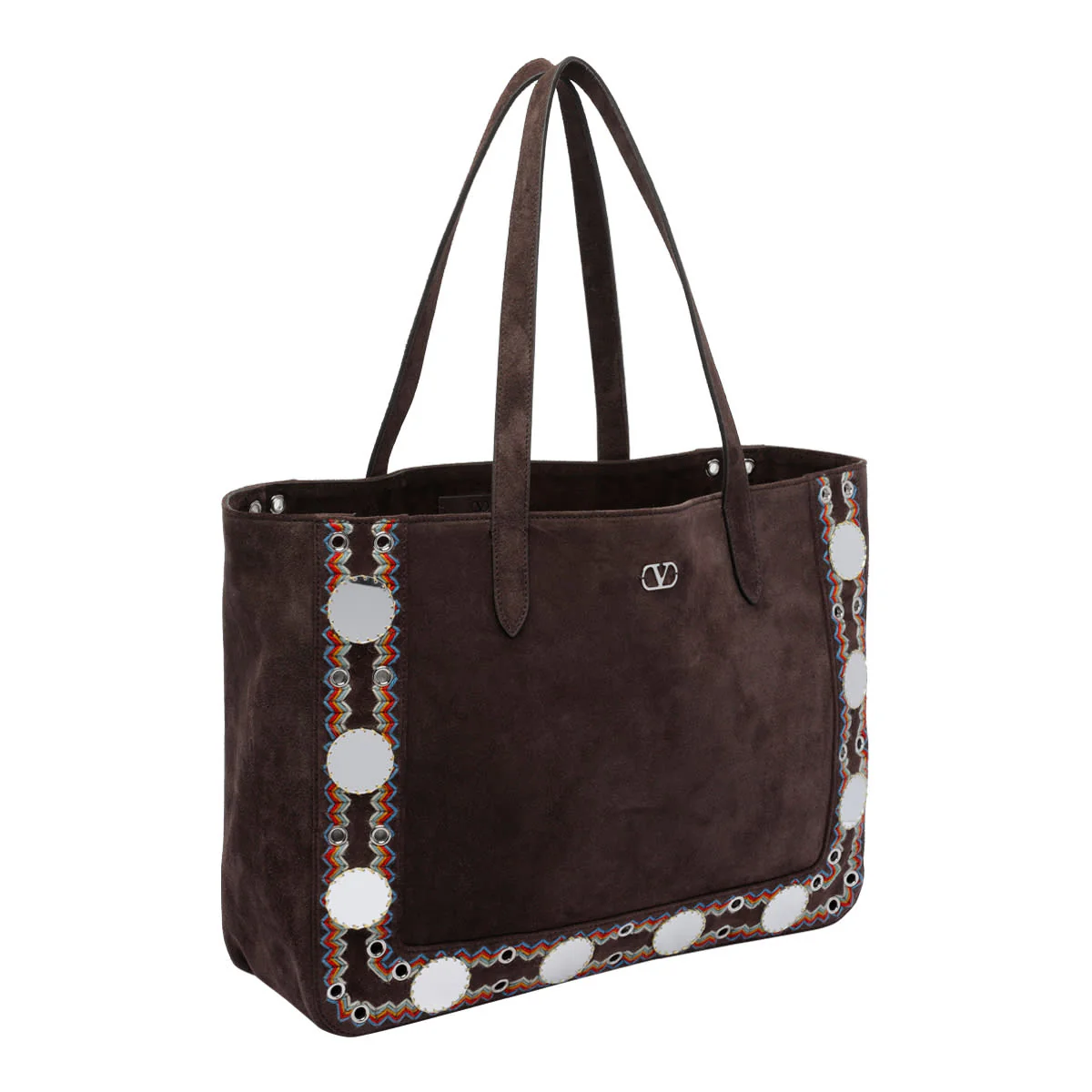 Valentino Garavani Nellcote Tote Bag - Brown - Image 2