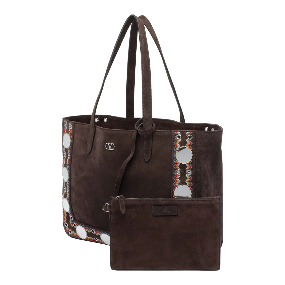 Valentino Garavani Nellcote Tote Bag - Brown - Image 4