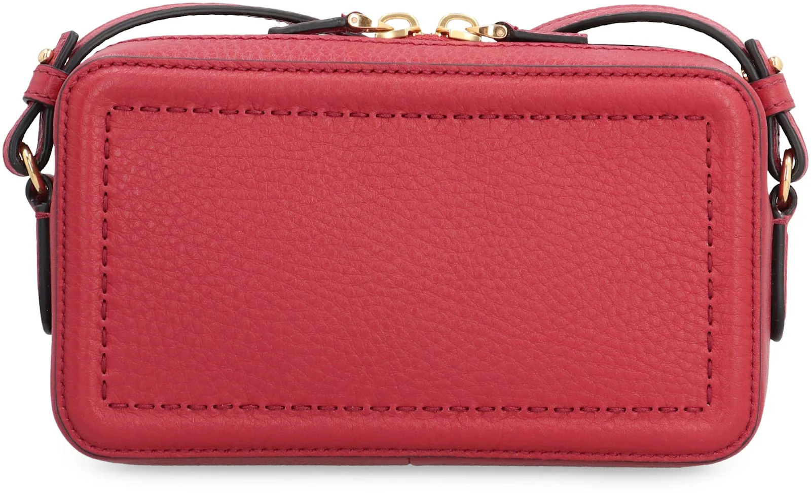 Valentino Garavani Alltime Leather Mini Crossbody Bag - Red - Image 4