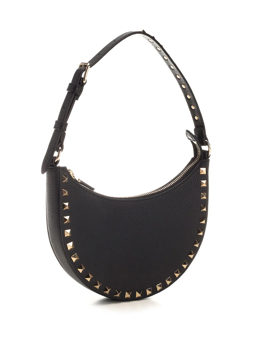 Valentino Garavani Rockstud Hobo Bag - Black - Image 2