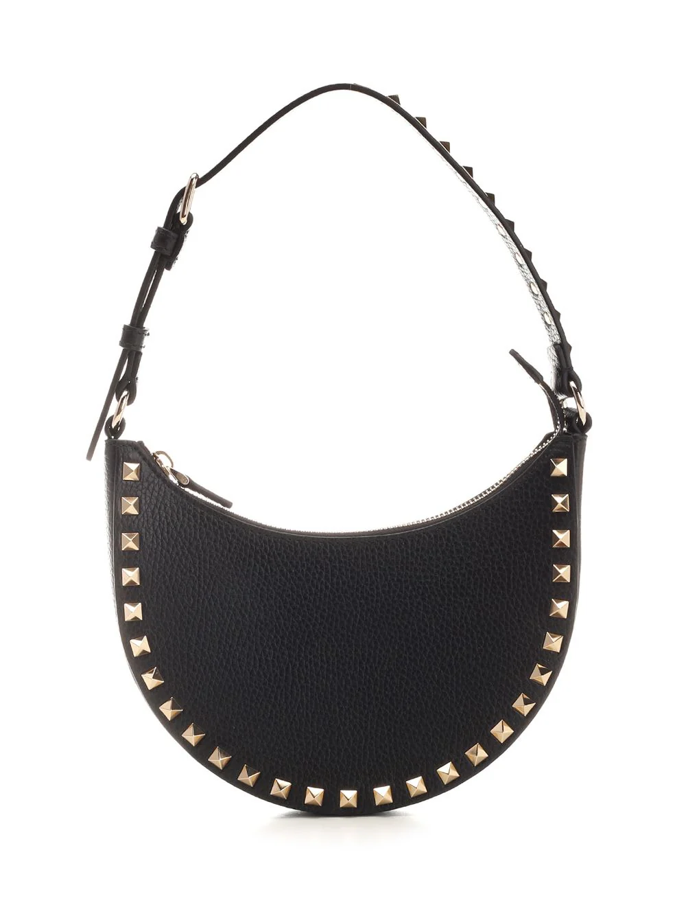 Valentino Garavani Rockstud Hobo Bag - Black - Image 3