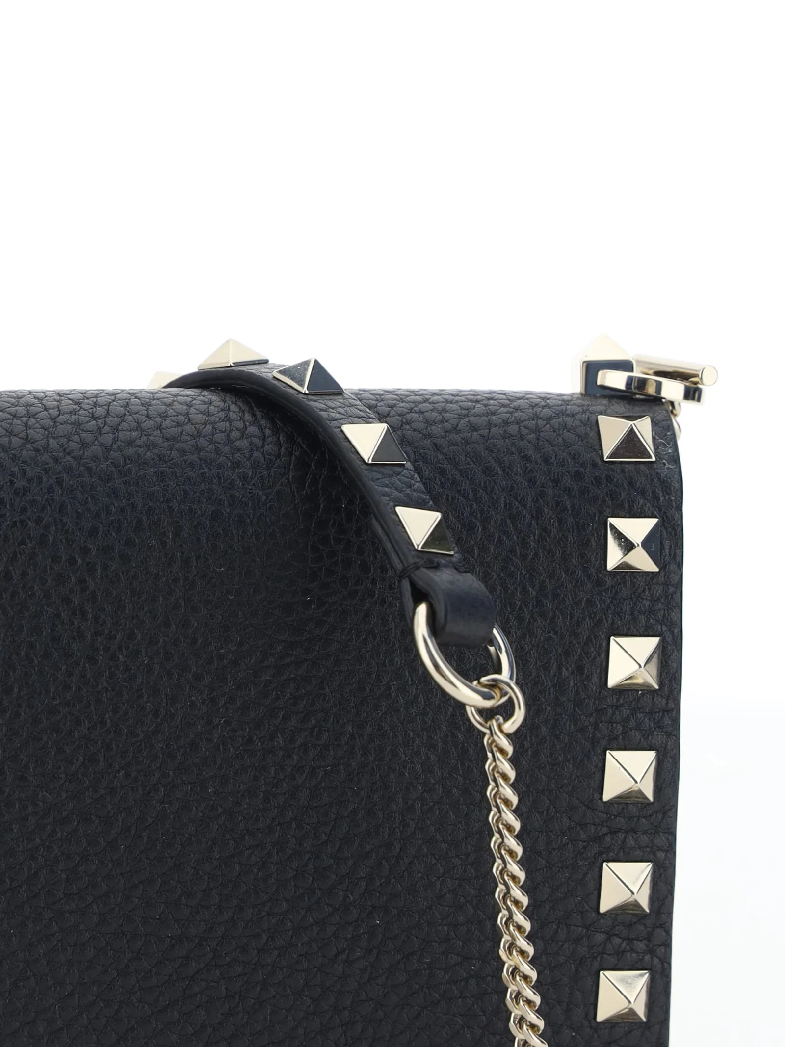 Valentino Garavani Rockstud Handbag - Black - Image 4