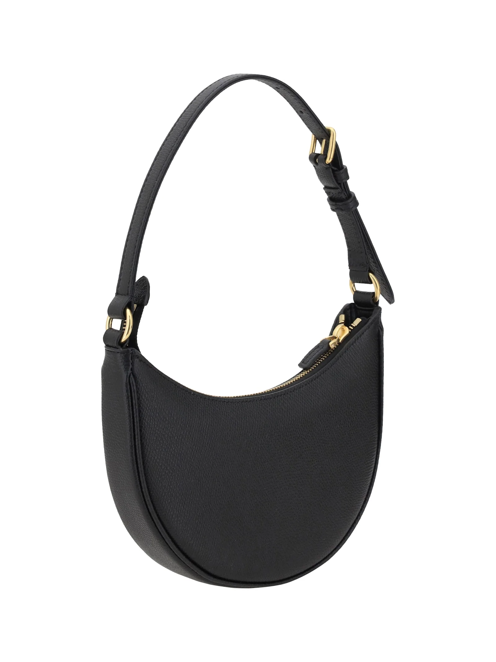 Valentino Garavani Hobo Mini Vlogo Shoulder Bag - Black - Image 3