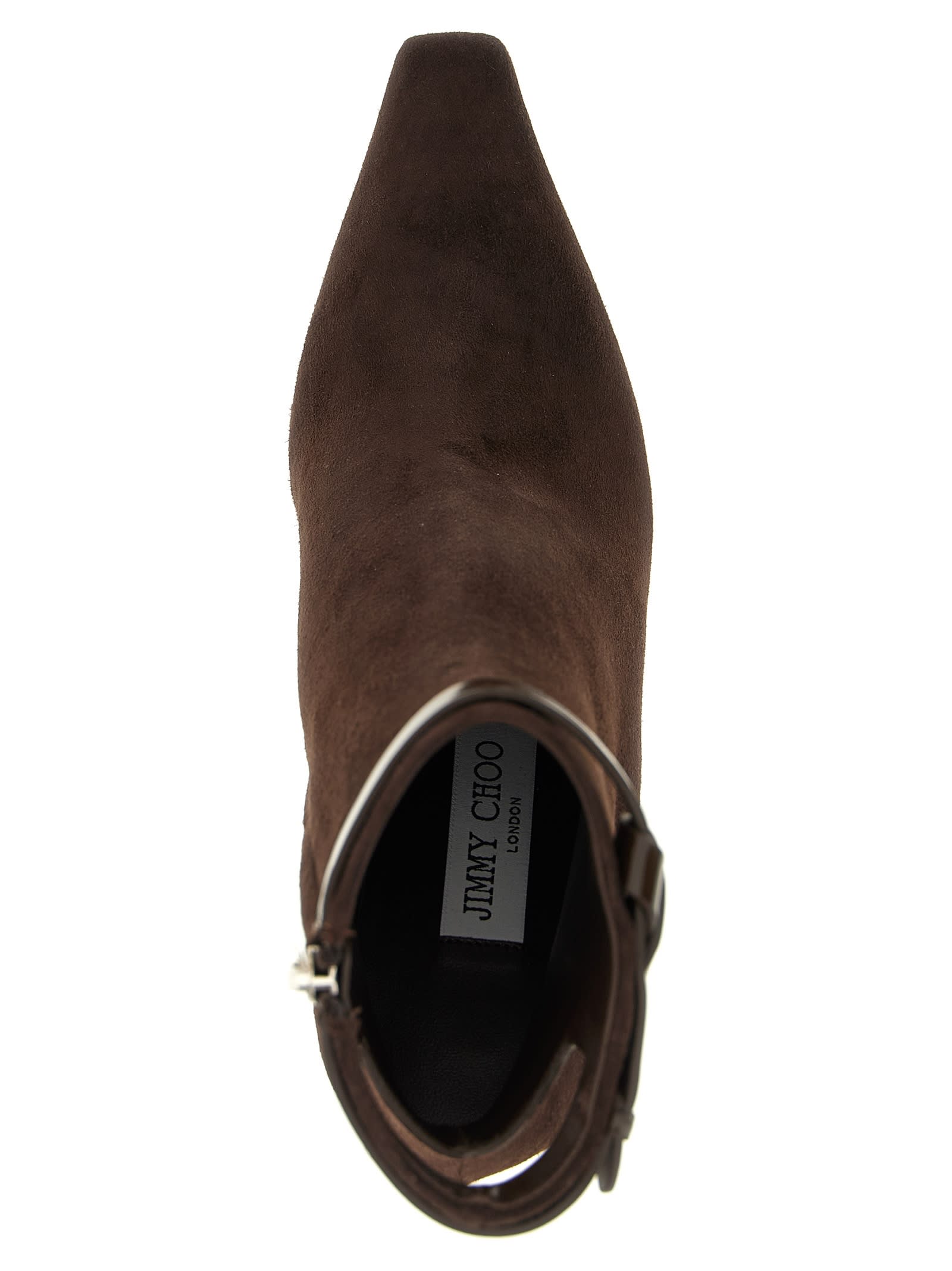 JIMMY CHOO Camie Ankle Boots - Brown - Image 4