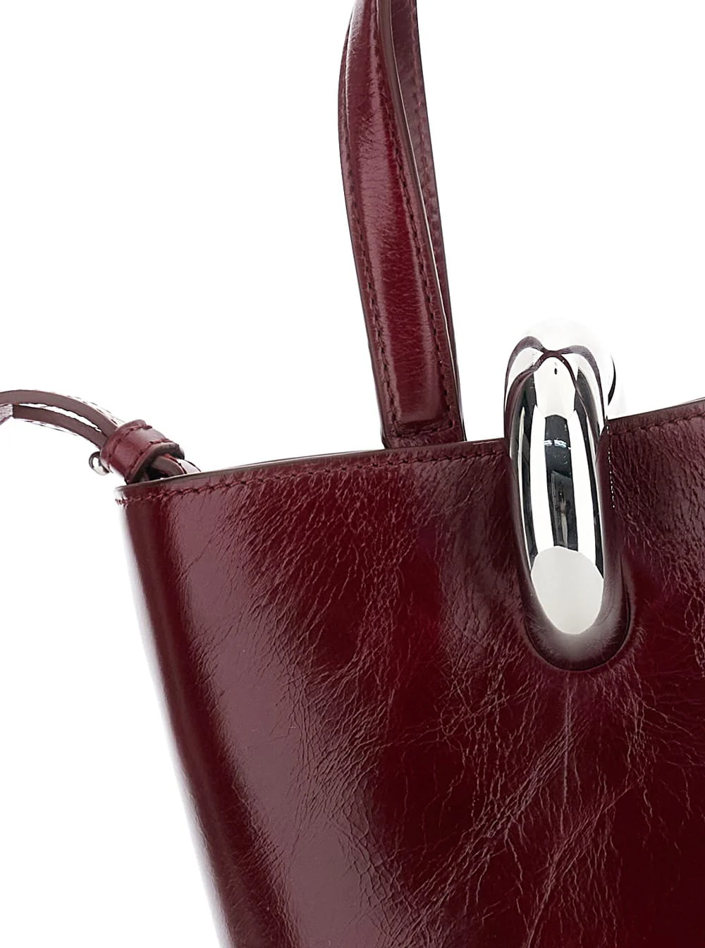 Jacquemus Le Petit Bambola Handbag - Bordeaux - Image 3