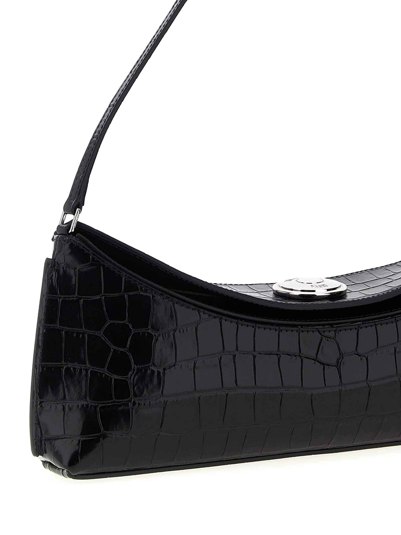 Jacquemus La Pochette Ovalo Shoulder Bag - Black - Image 3
