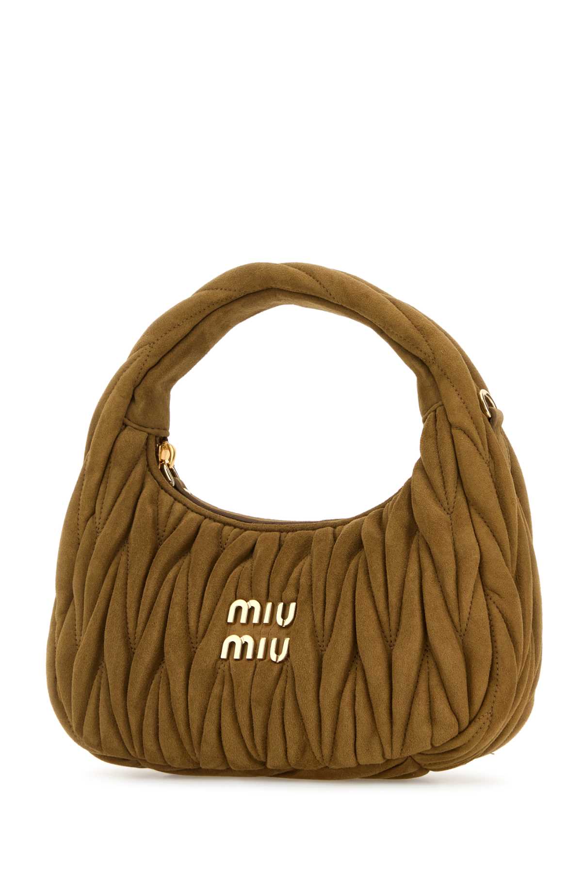 MIU MIU Suede Handbag - Oliva - Image 2