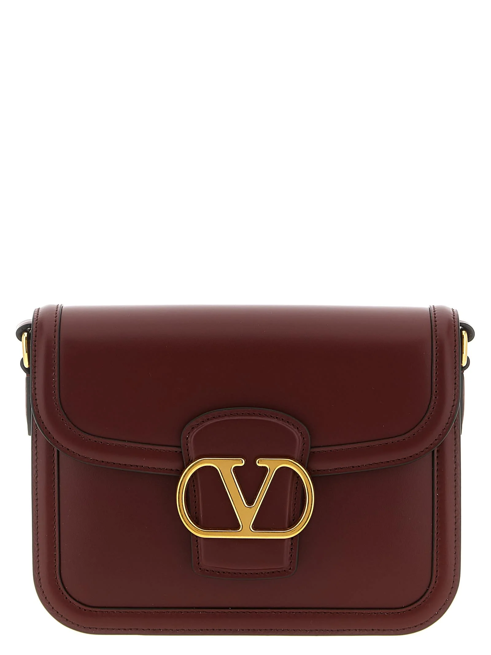 Valentino Garavani 9to5 Small Shoulder Bag - Bordeaux