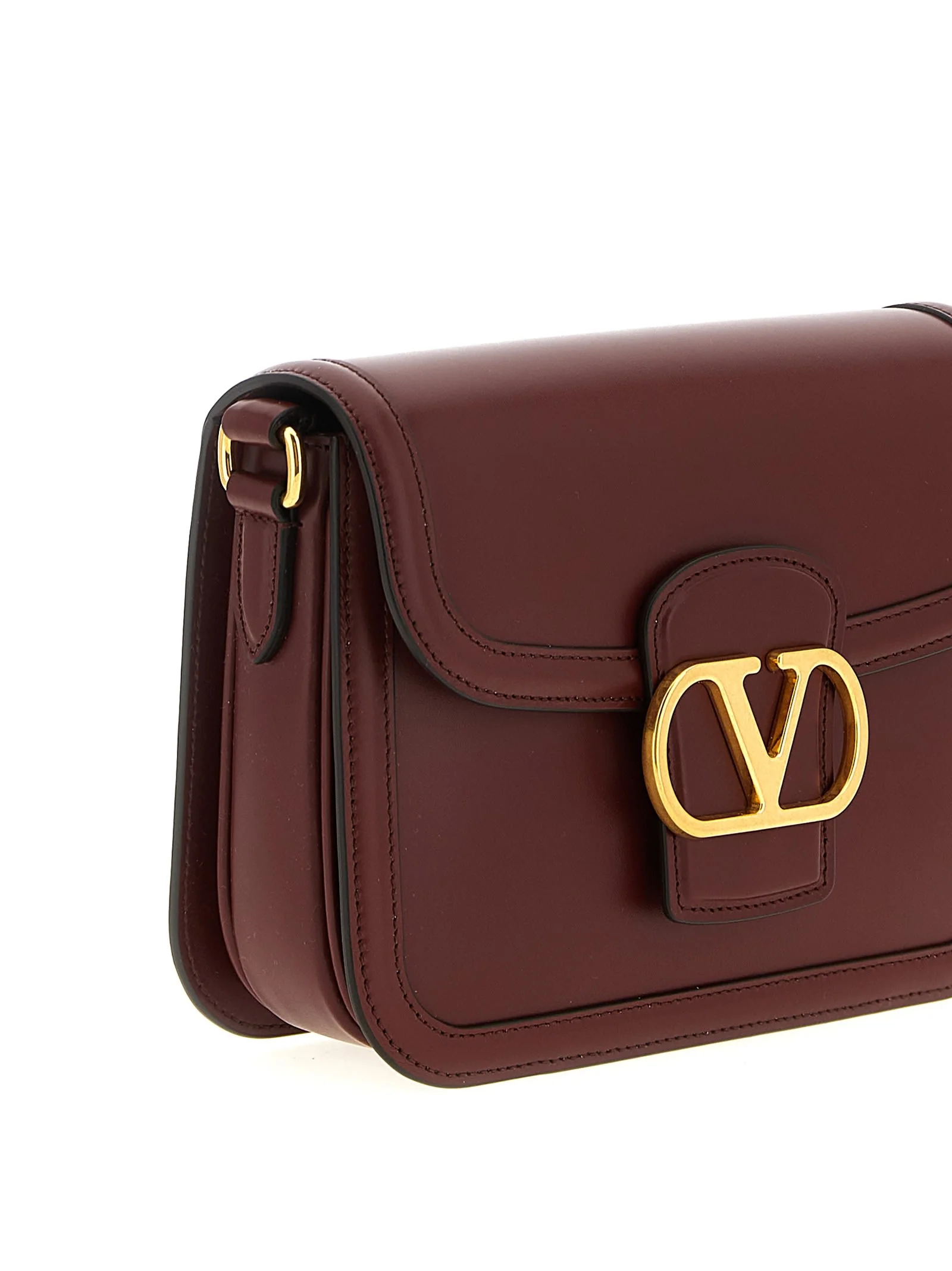 Valentino Garavani 9to5 Small Shoulder Bag - Bordeaux - Image 3