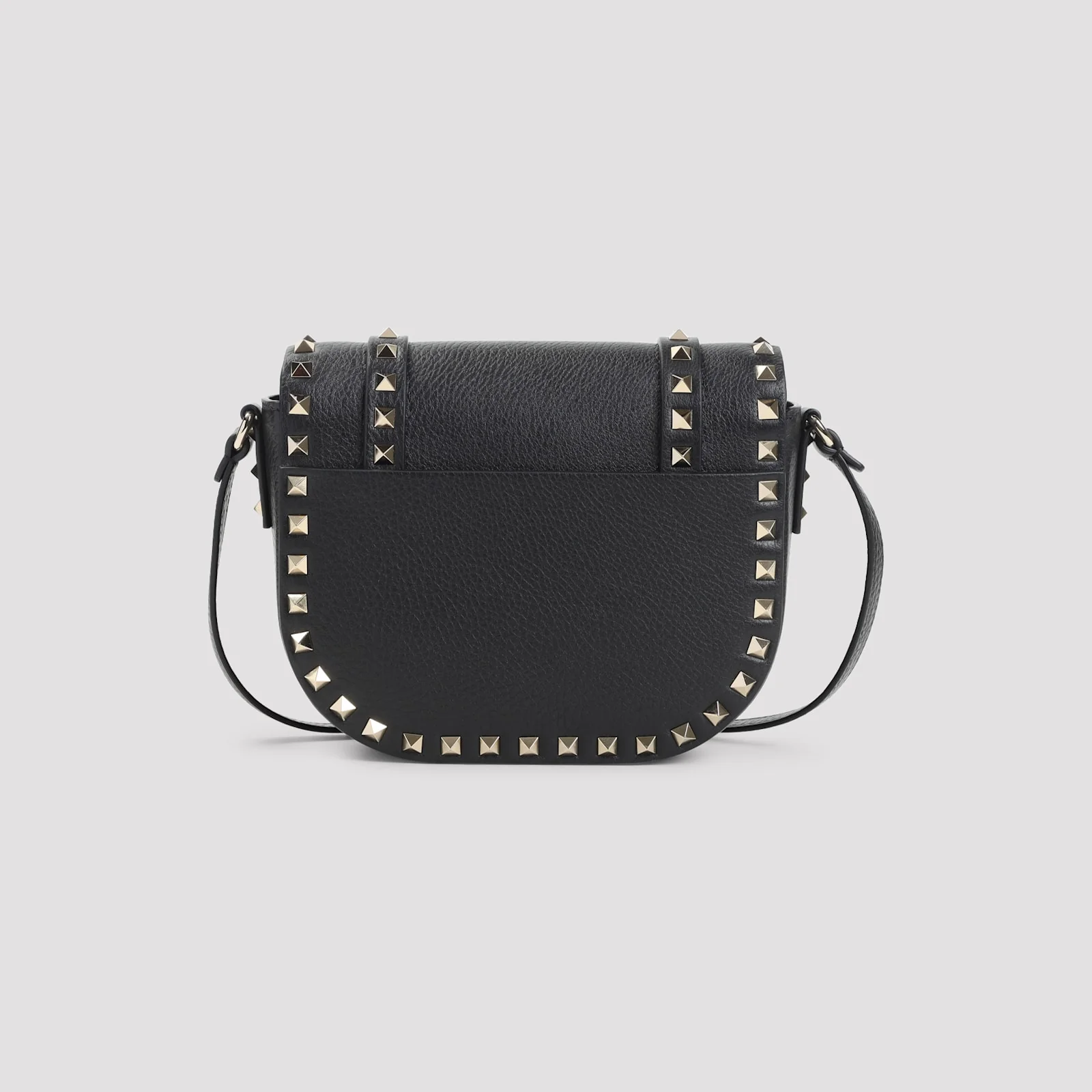 Valentino Garavani Rockstud Small Messenger Shoulder Bag - Black - Image 4