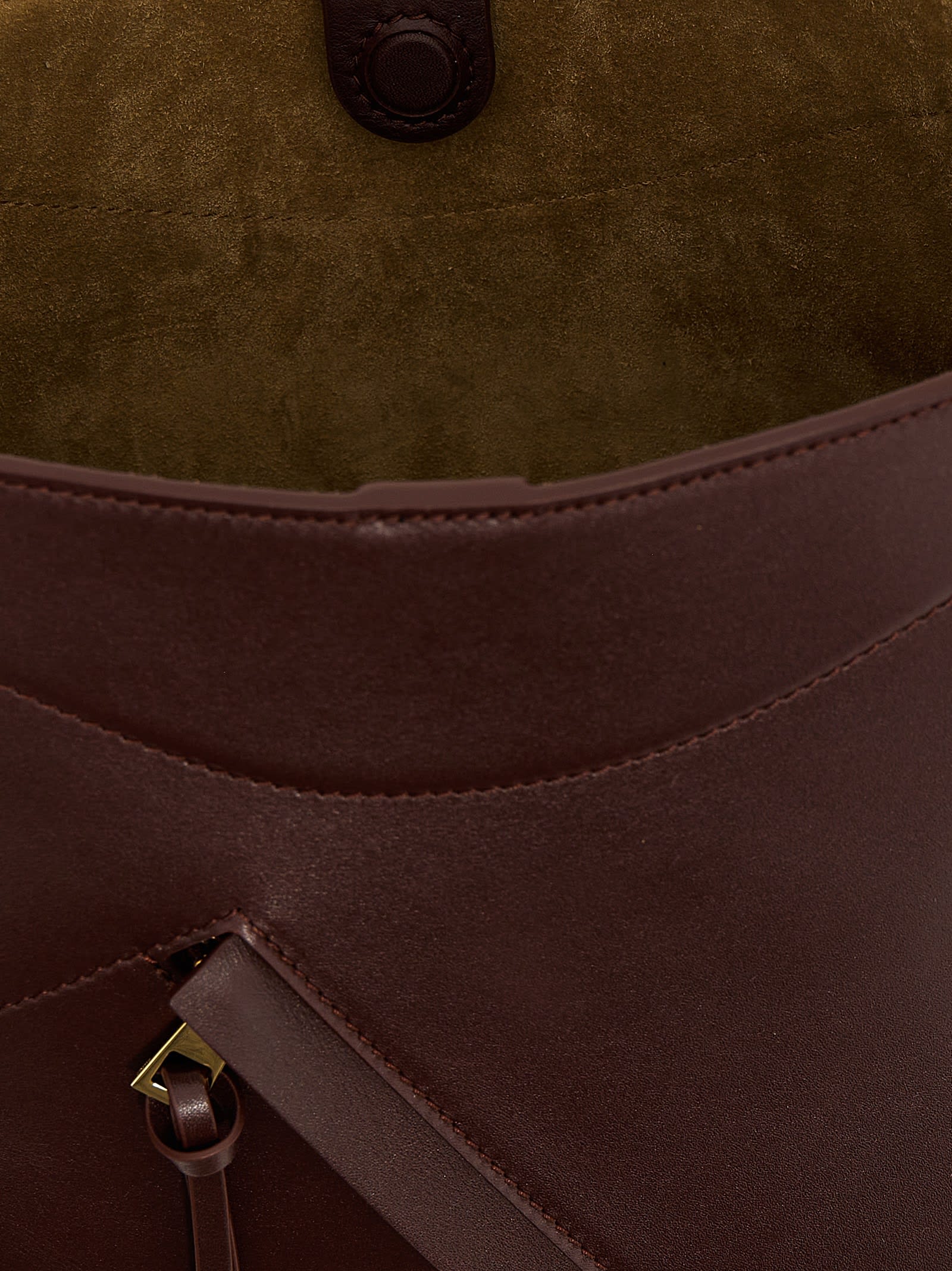 LOEWE Hammock Slice Crossbody Bag - Bordeaux - Image 4