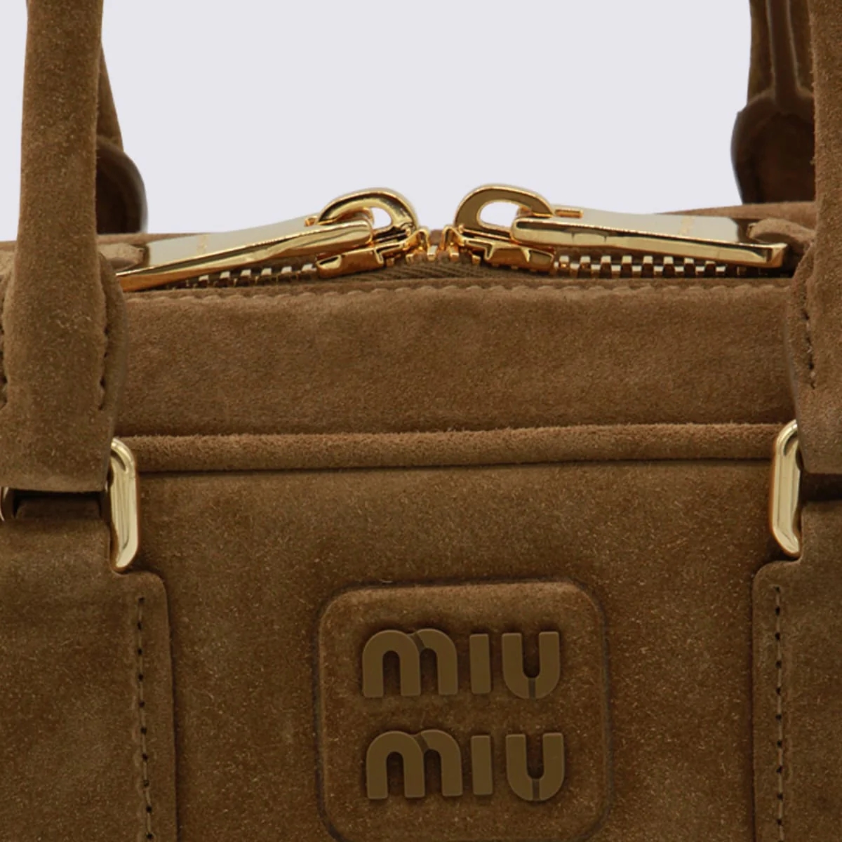 MIU MIU Arcadie Crossbody Bag - Brown - Image 4