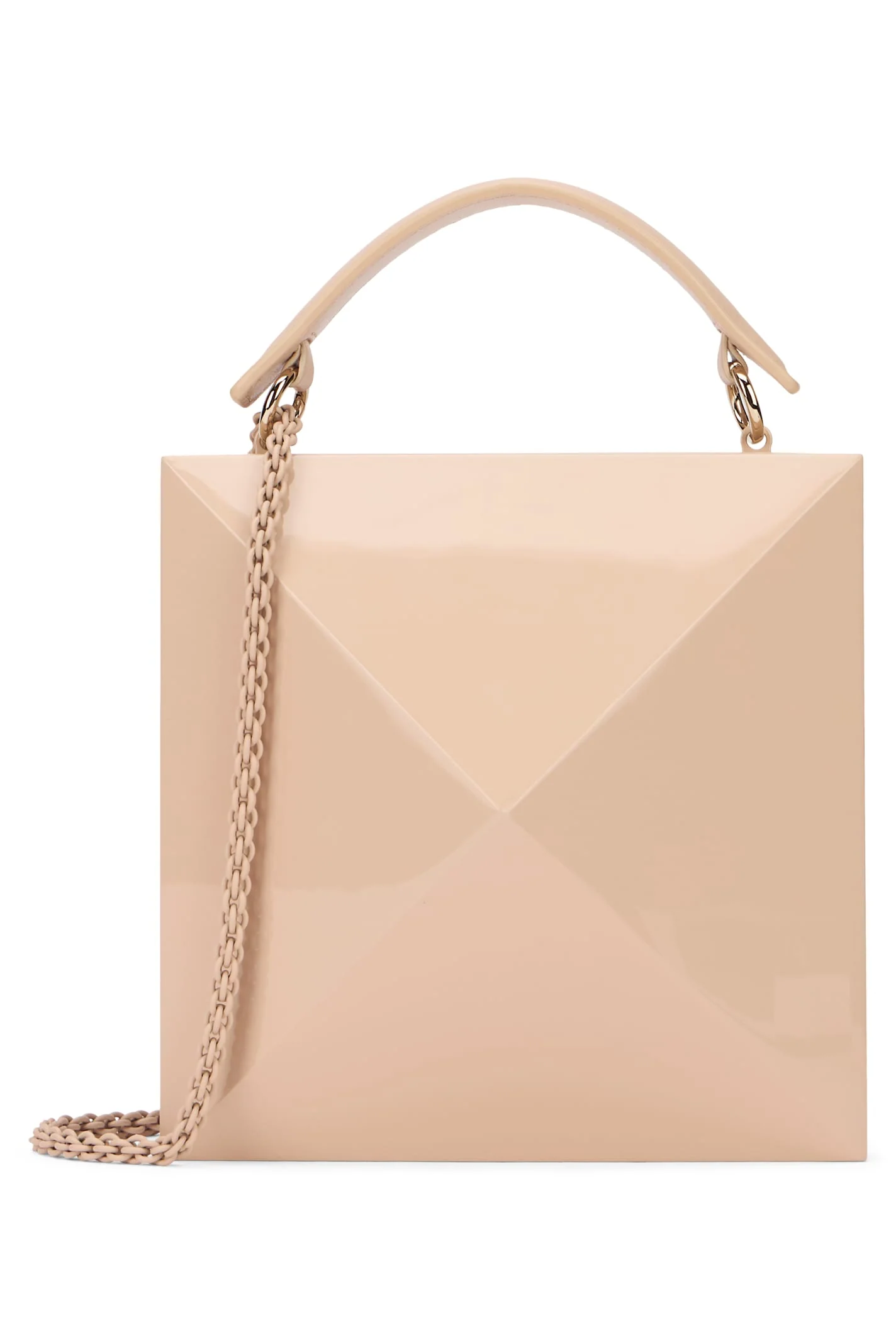 Valentino Garavani Rigor Clutch - Pale Pink - Image 4