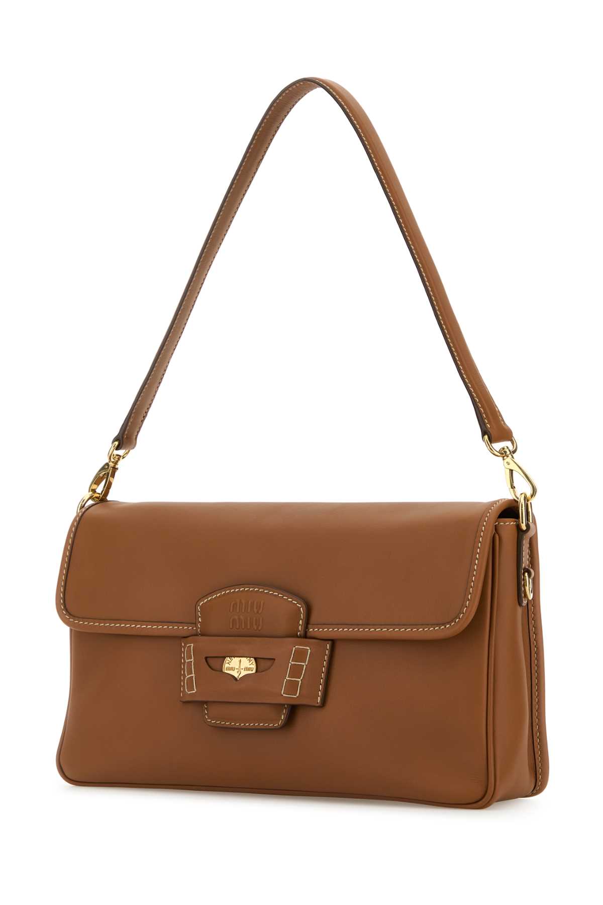 MIU MIU Penny Shoulder Bag - Cognac - Image 2