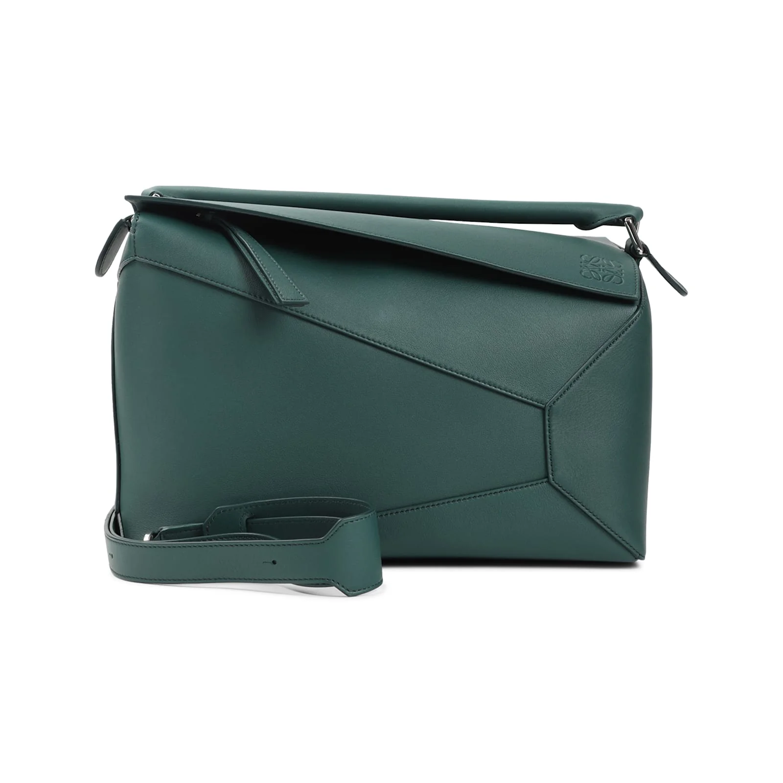 LOEWE Puzzle Edge New Large Shoulder Bag - Evergreen - Image 2