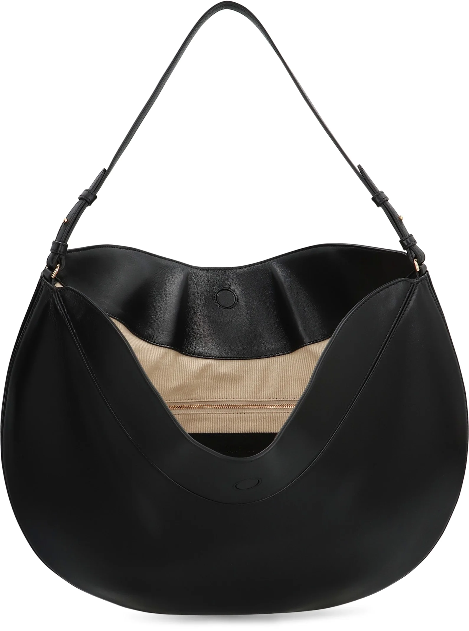 Jacquemus Ovalo Hobo Bag - Black - Image 5
