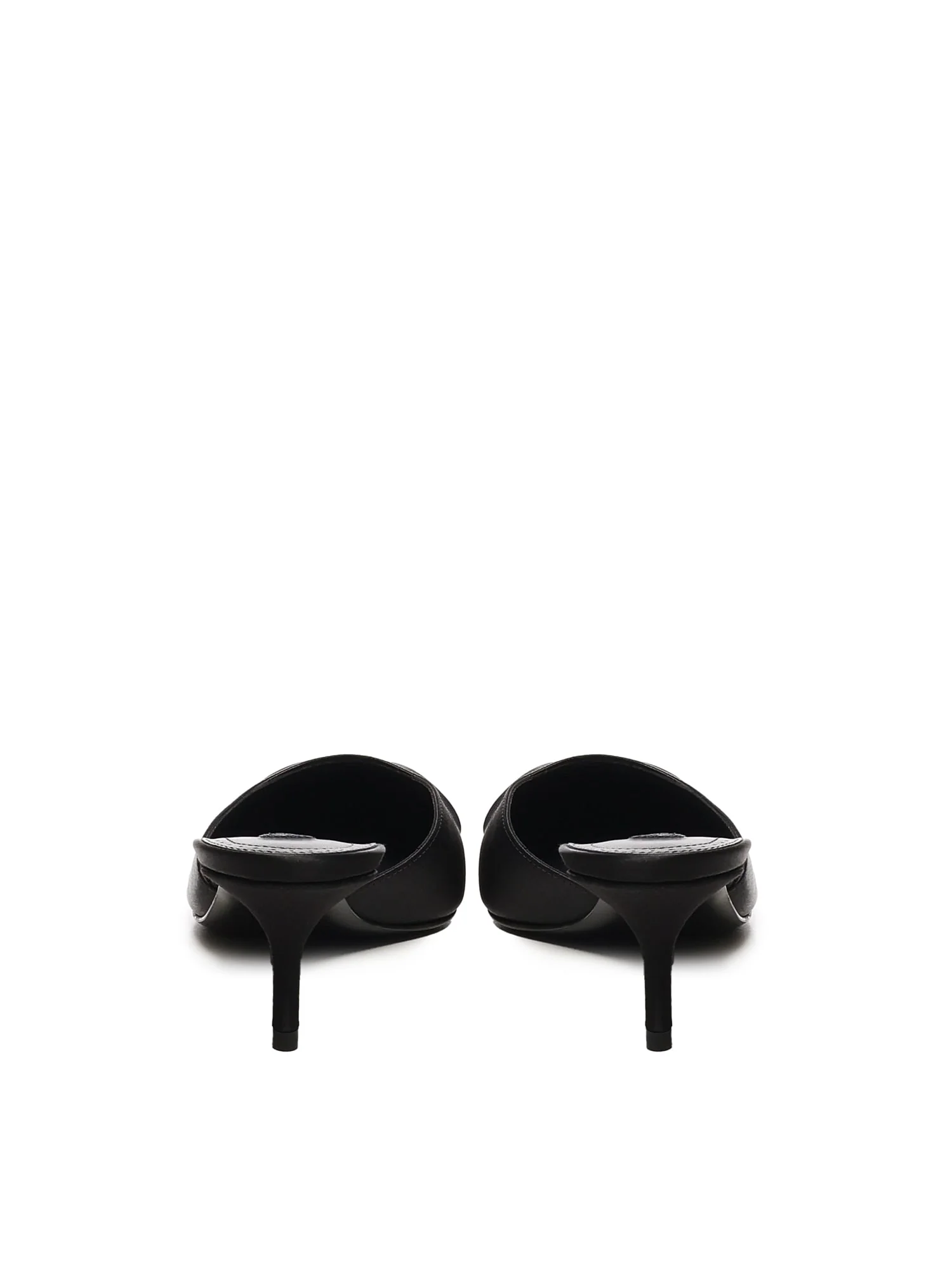 Alaia Le Coeur Mules - Black - Image 3