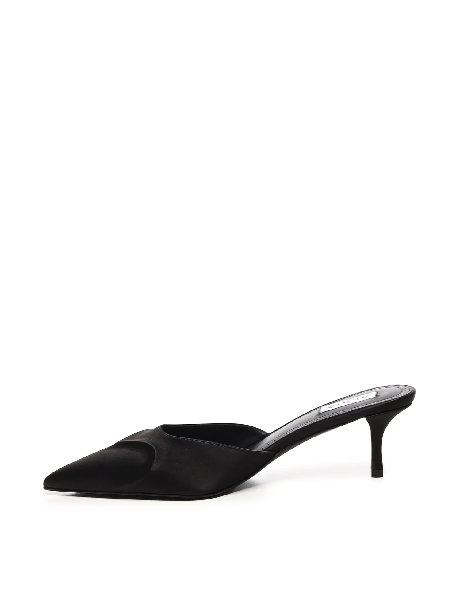 Alaia Le Coeur Mules - Black - Image 4