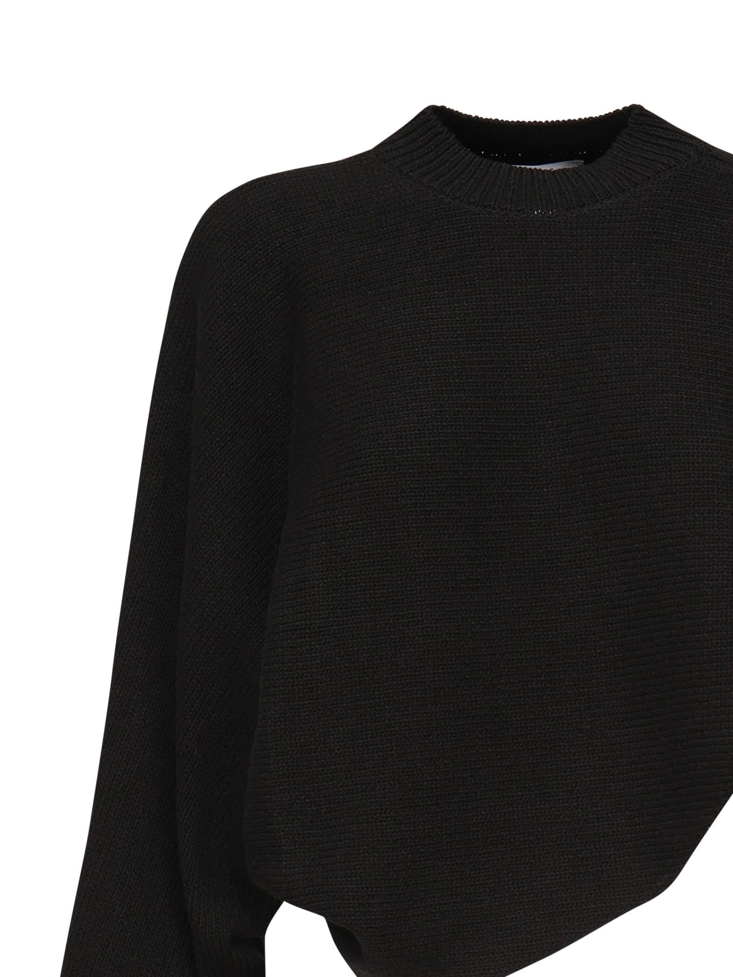 Alaia Asymmetrical Sweater - Black - Image 2
